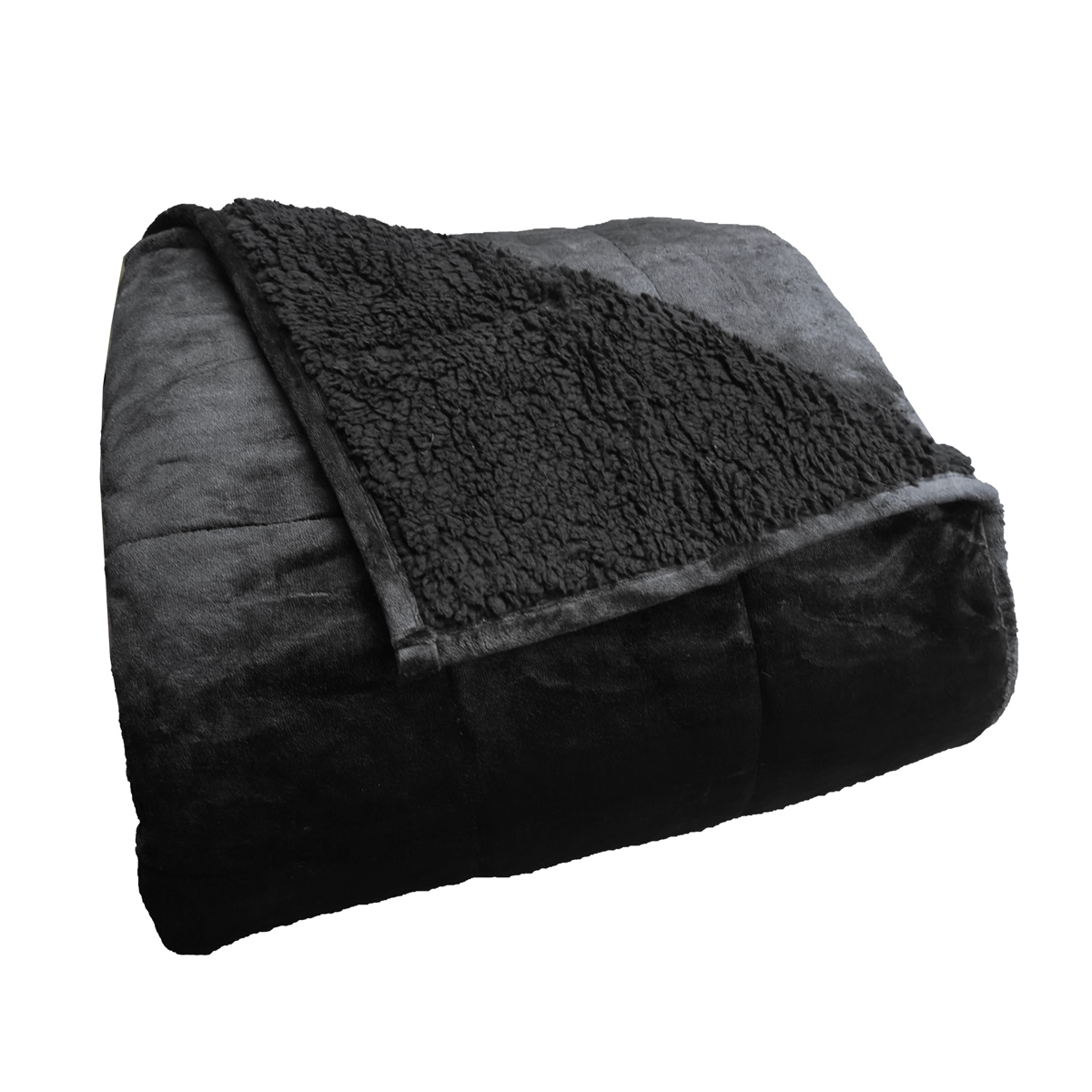Polar Night Smaguma Sega 135x200cm, sherpa black
