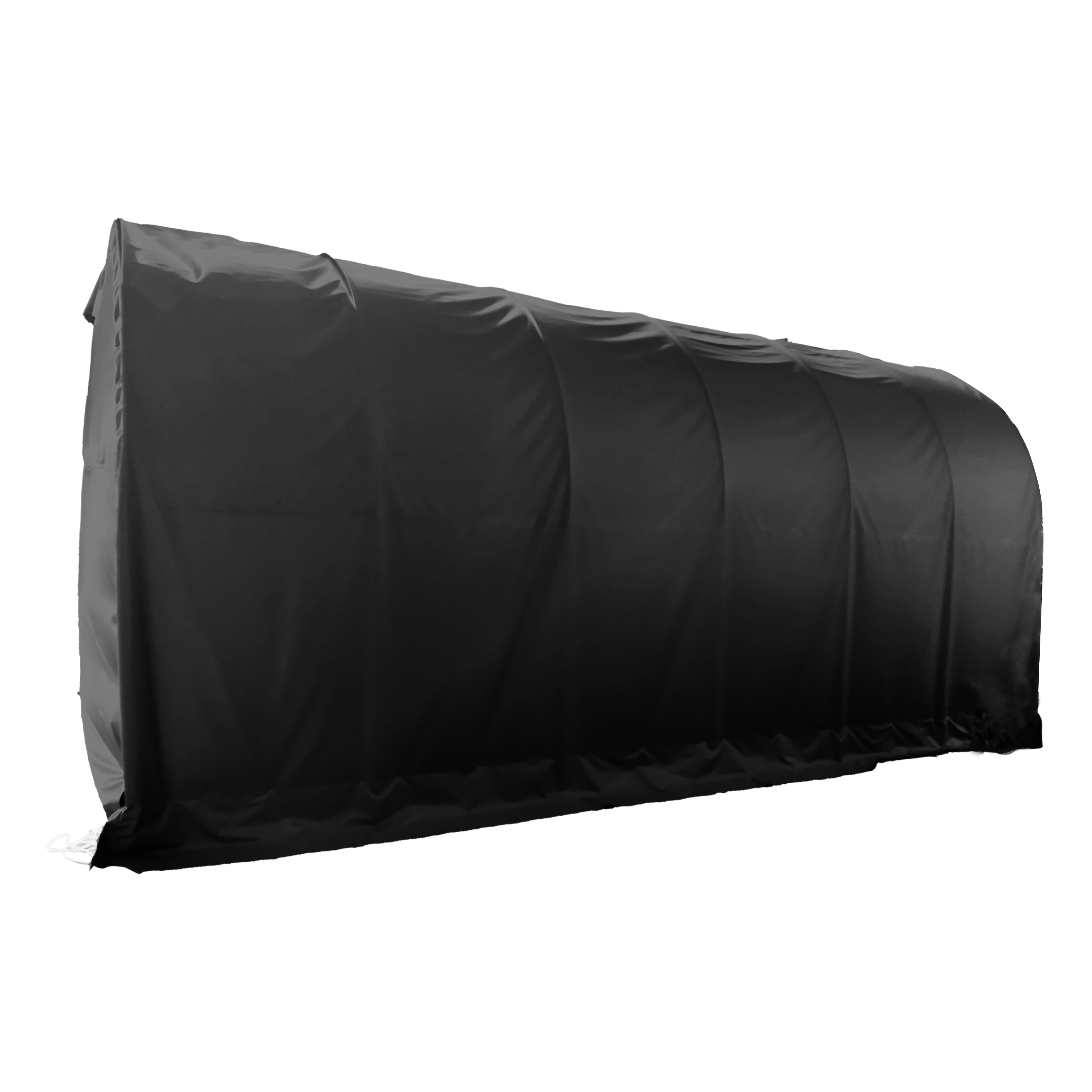 Fornorth Pārnēsājams Garāža 3.5x7.5m, melna