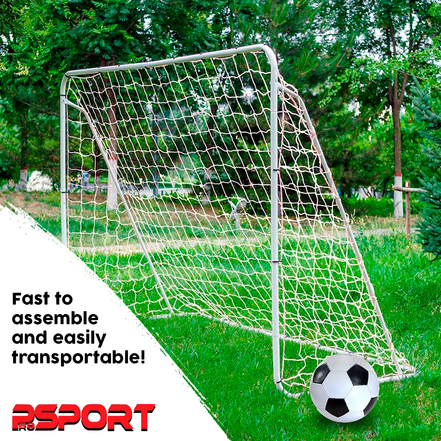 Prosport 2x Football Goal Official 366 x 183 cm