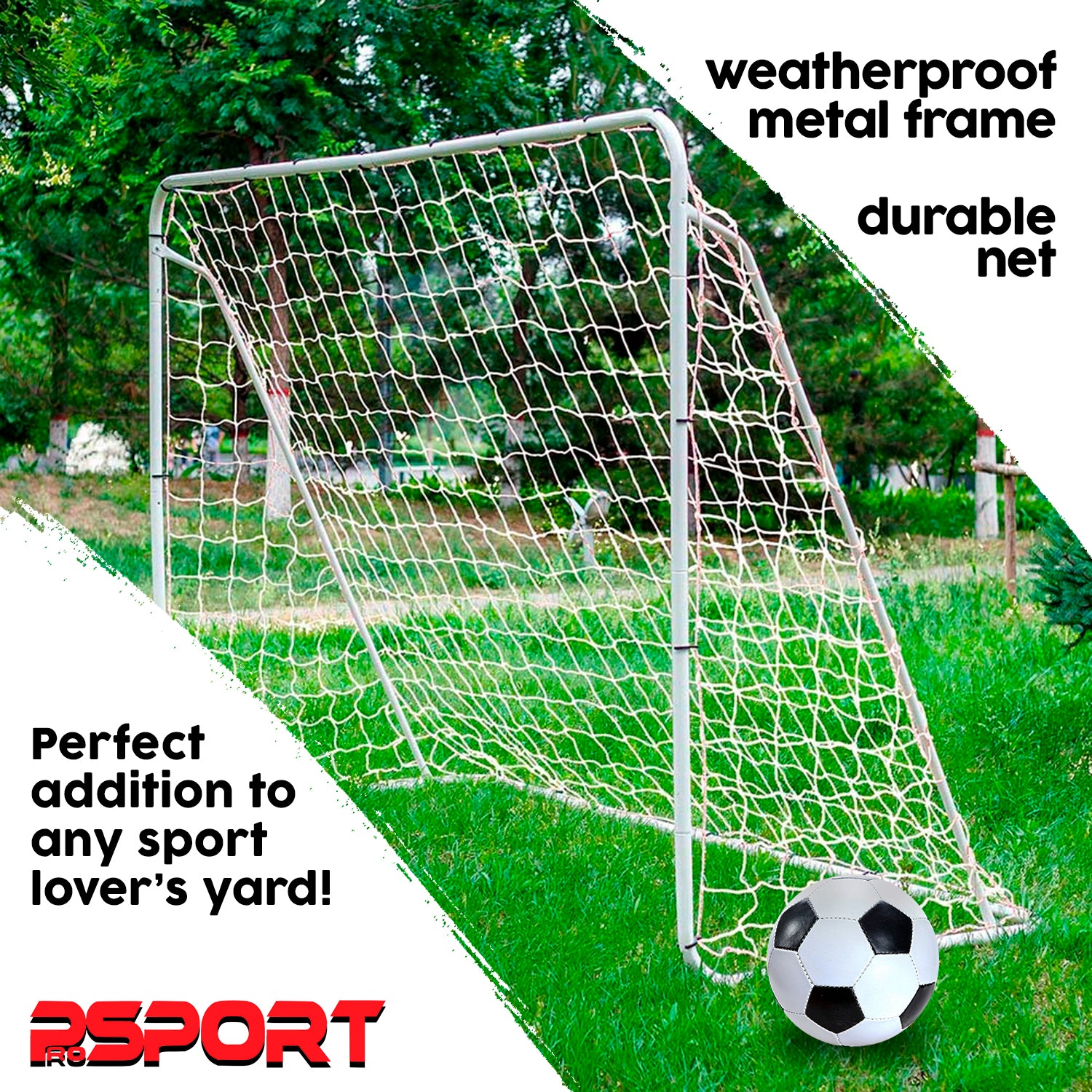 Prosport 2x Football Goal Official 366 x 183 cm