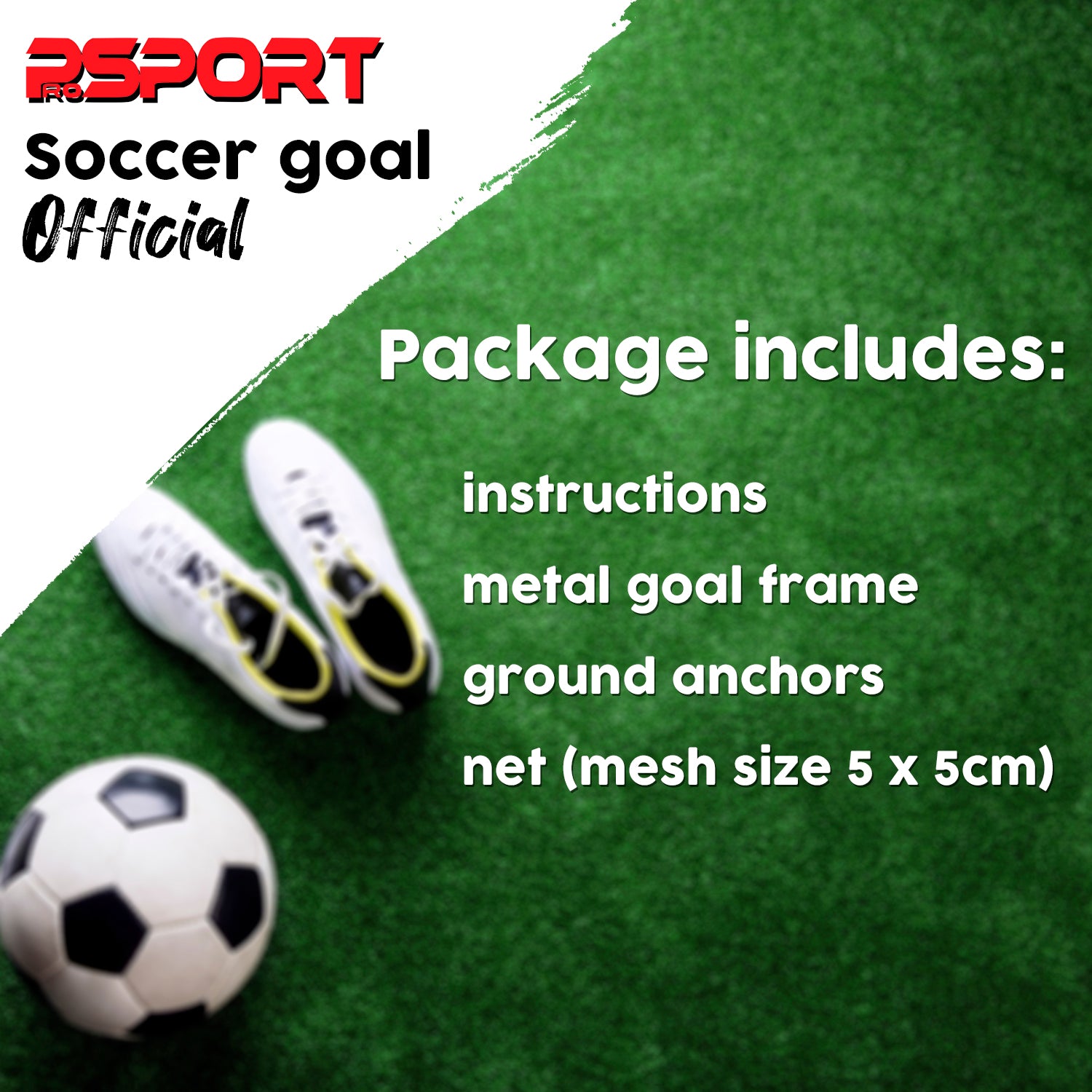 Prosport 2x Football Goal Official 366 x 183 cm