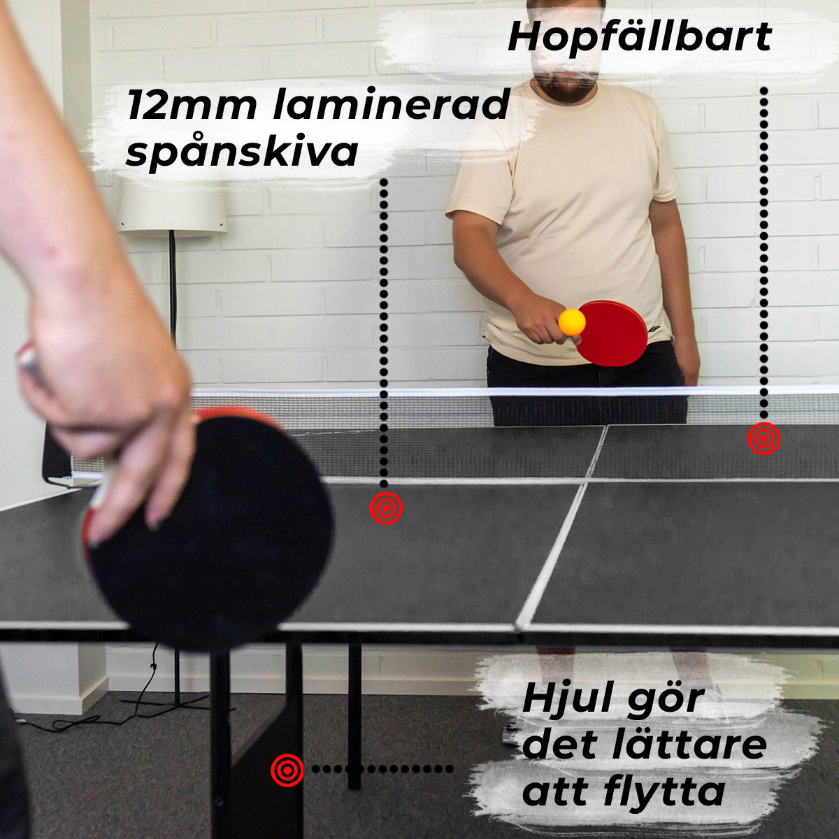 Prosport Pingisbord Official, black edition