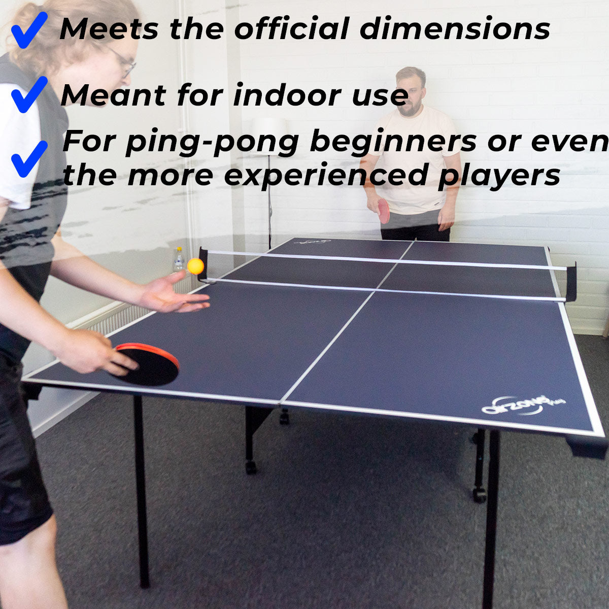 Prosport Ping Pong Table Official - Folding