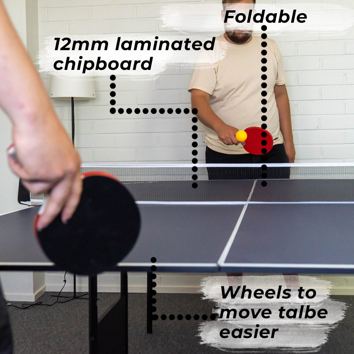 Prosport Ping Pong Table Official - Folding
