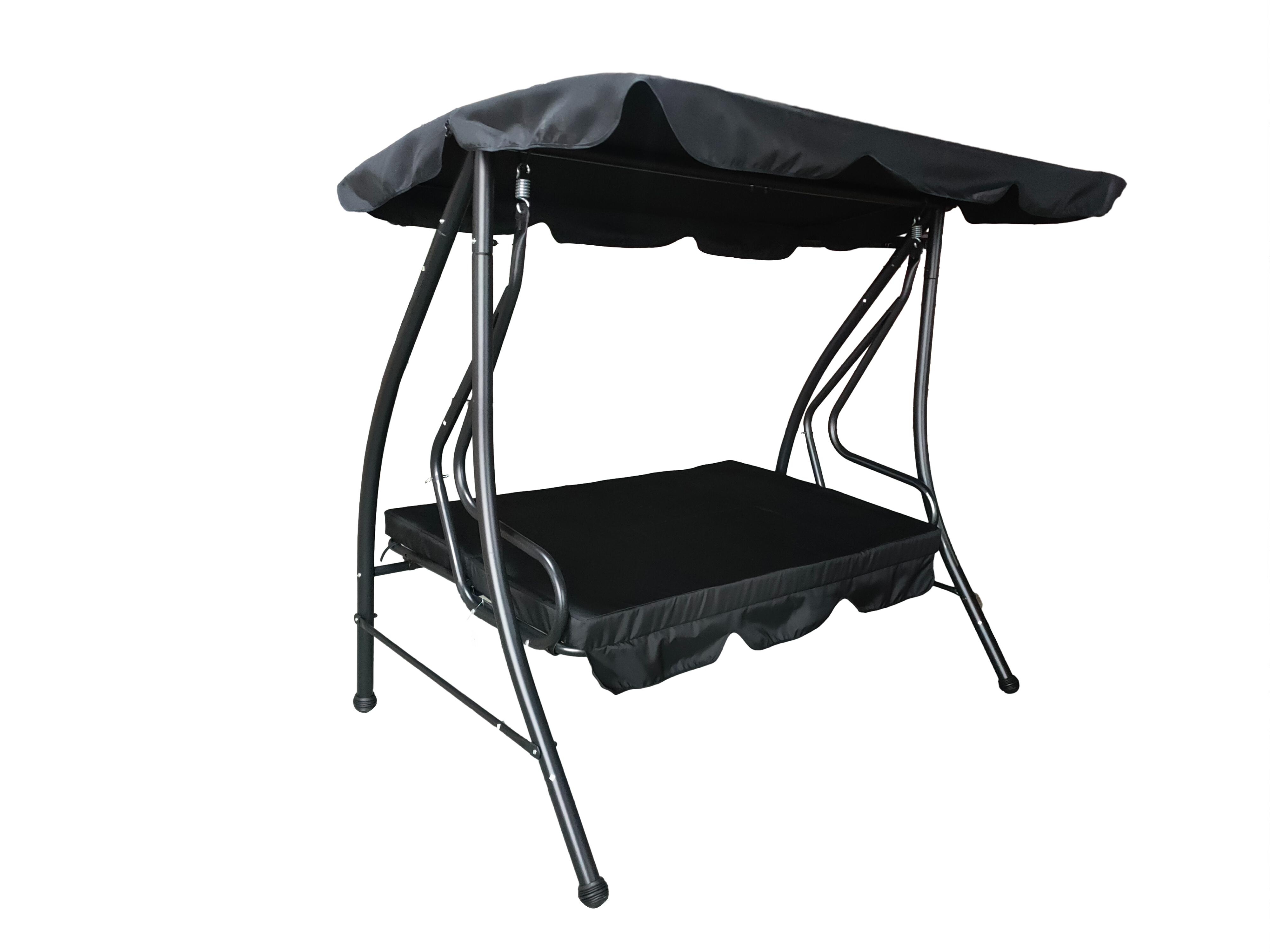 Lykke Patio Šūpuļdīvāns Comfort, melns