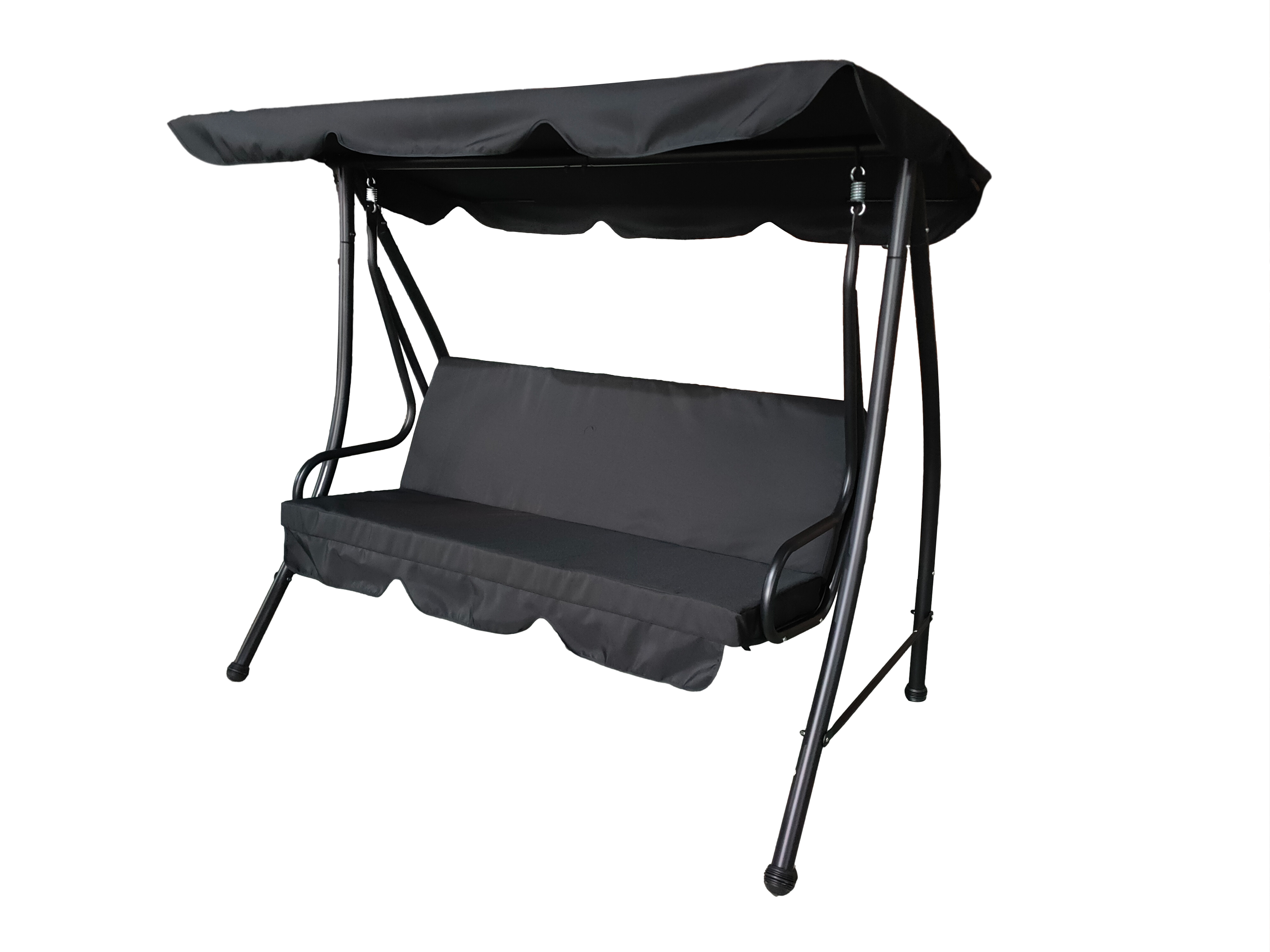 Lykke Patio Šūpuļdīvāns Comfort, melns