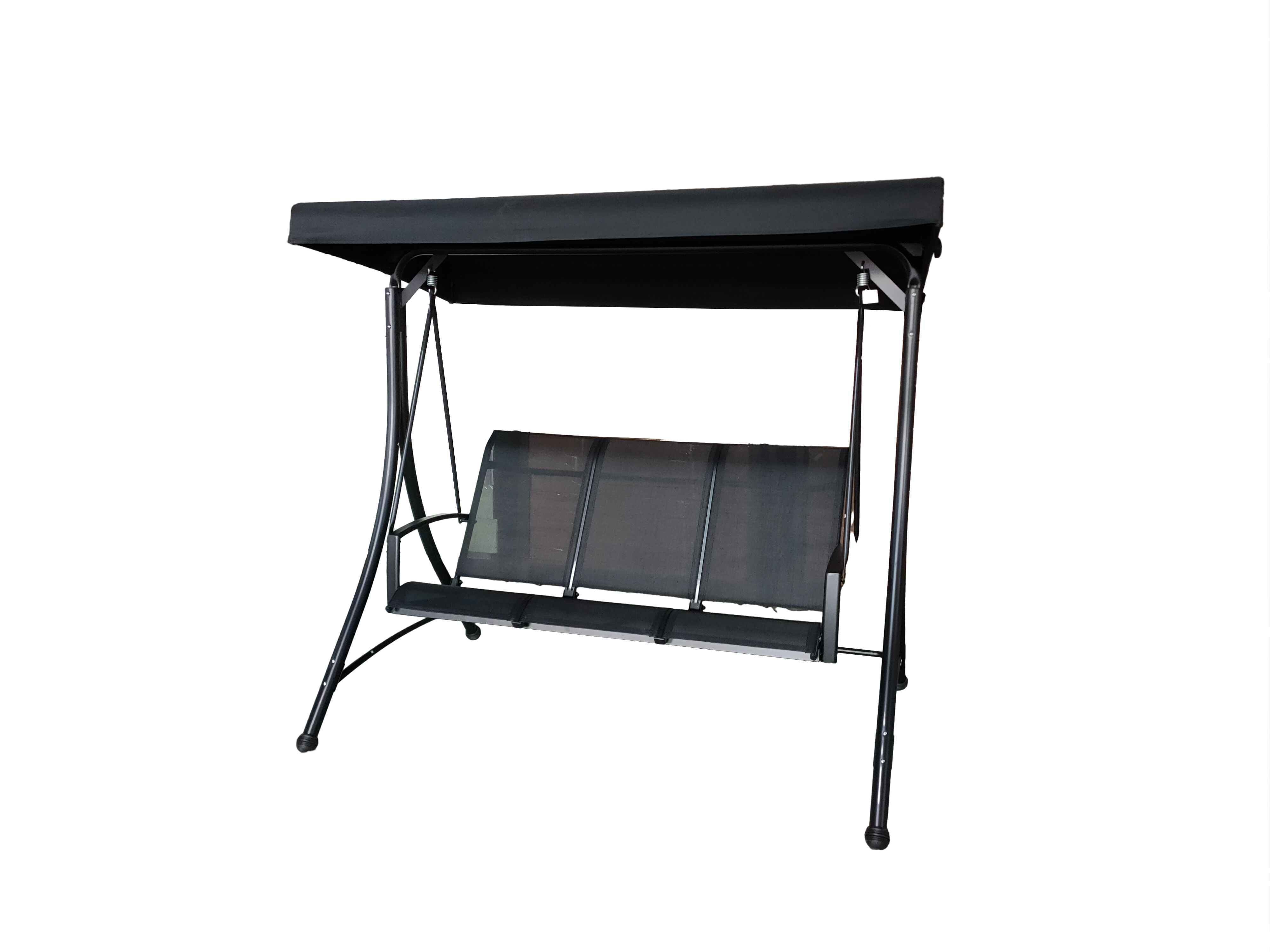 Lykke Premium šūpuļdīvāns Patio, melns