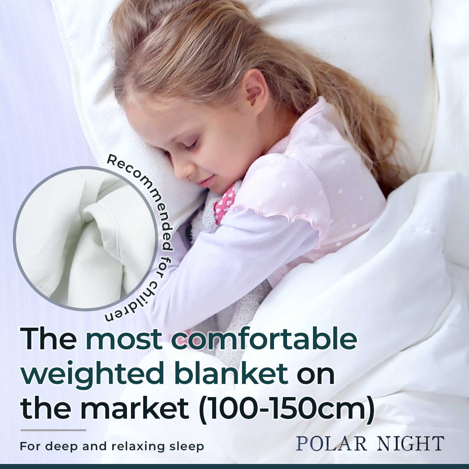 Polar Night Weighted Blanket 3-5kg, 100x150cm (cotton)