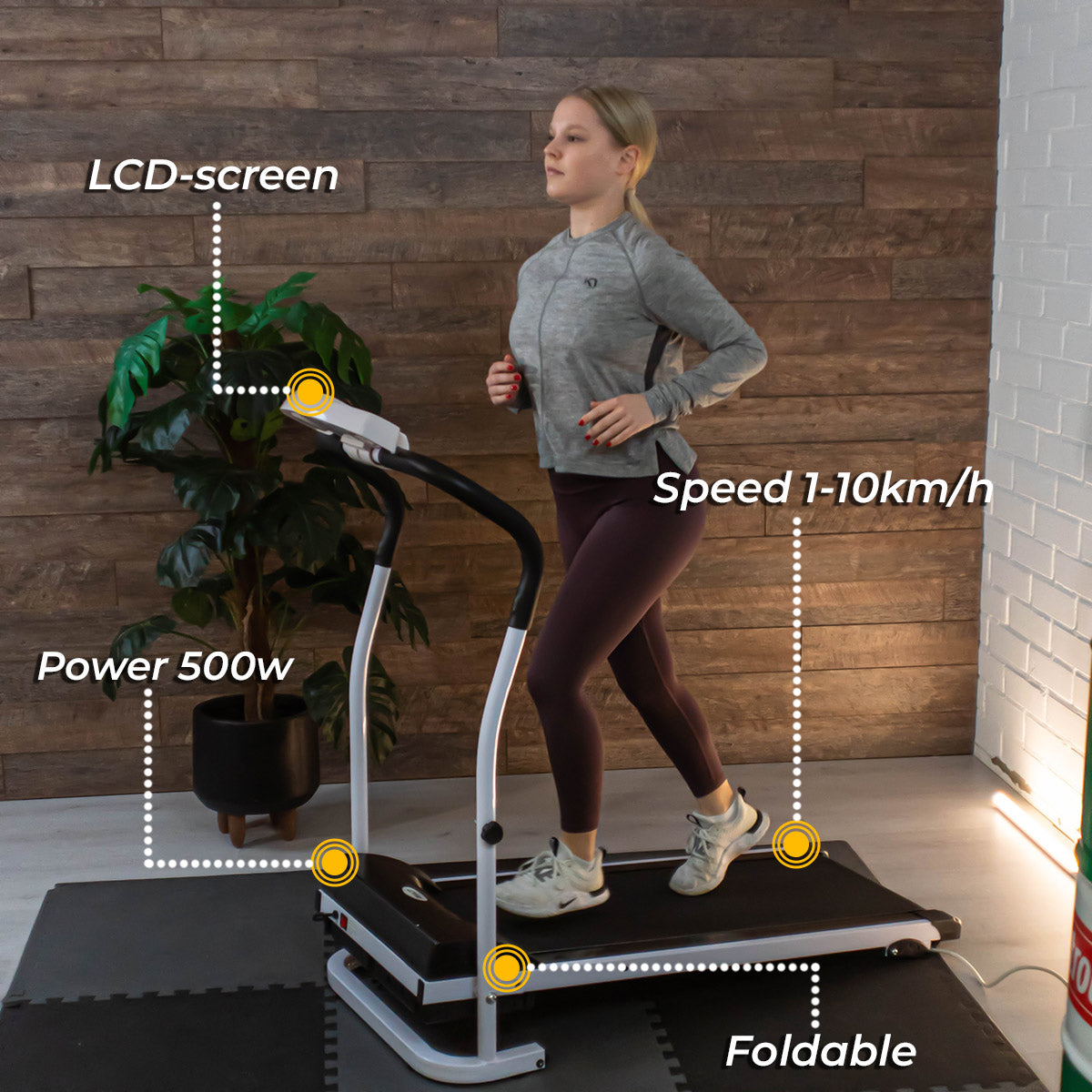 React Treadmill, motorized