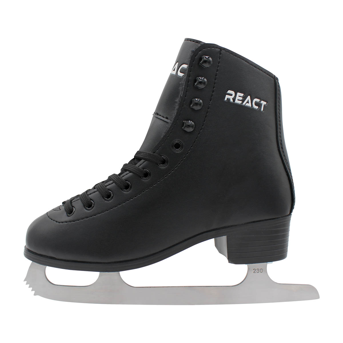 React Eiskunstlauf Schlittschuhe, schwarz