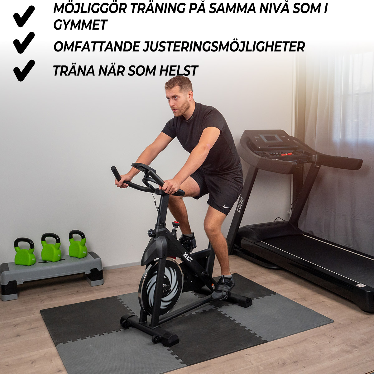 React Spinningcykel 600