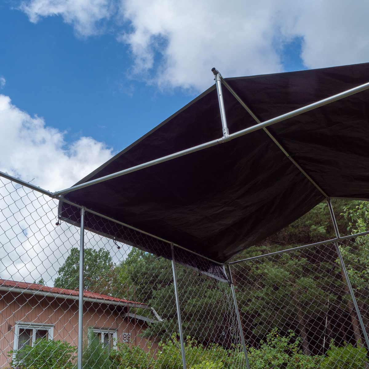 Kojec dla psa Trekker z dachem, 6 x 3m