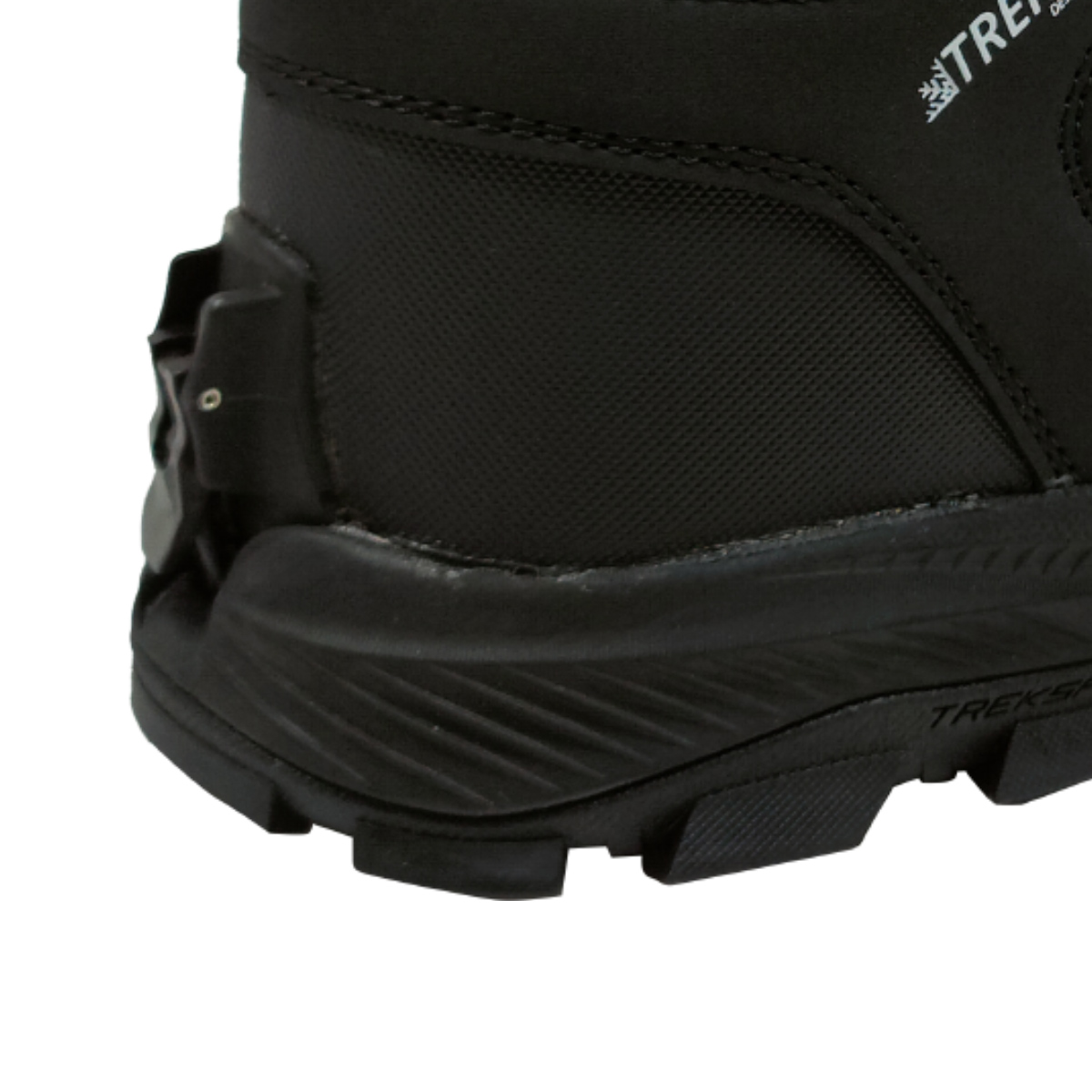 Trekker Chaussures d'hiver avec crampons, crampons rétractables