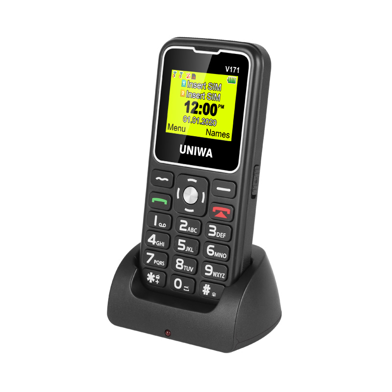 Uniwa Mobiltelefon för äldre V171
