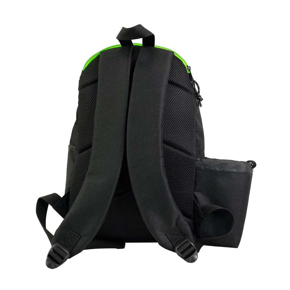 Viking Discs Rucksack Light, Discgolf rucksack, Schwarz/Limette