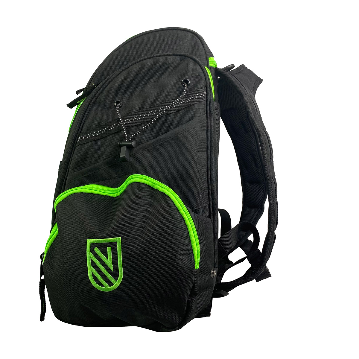 Viking Discs Rucksack Pro Disc golf sac à dos, Noir/Lime