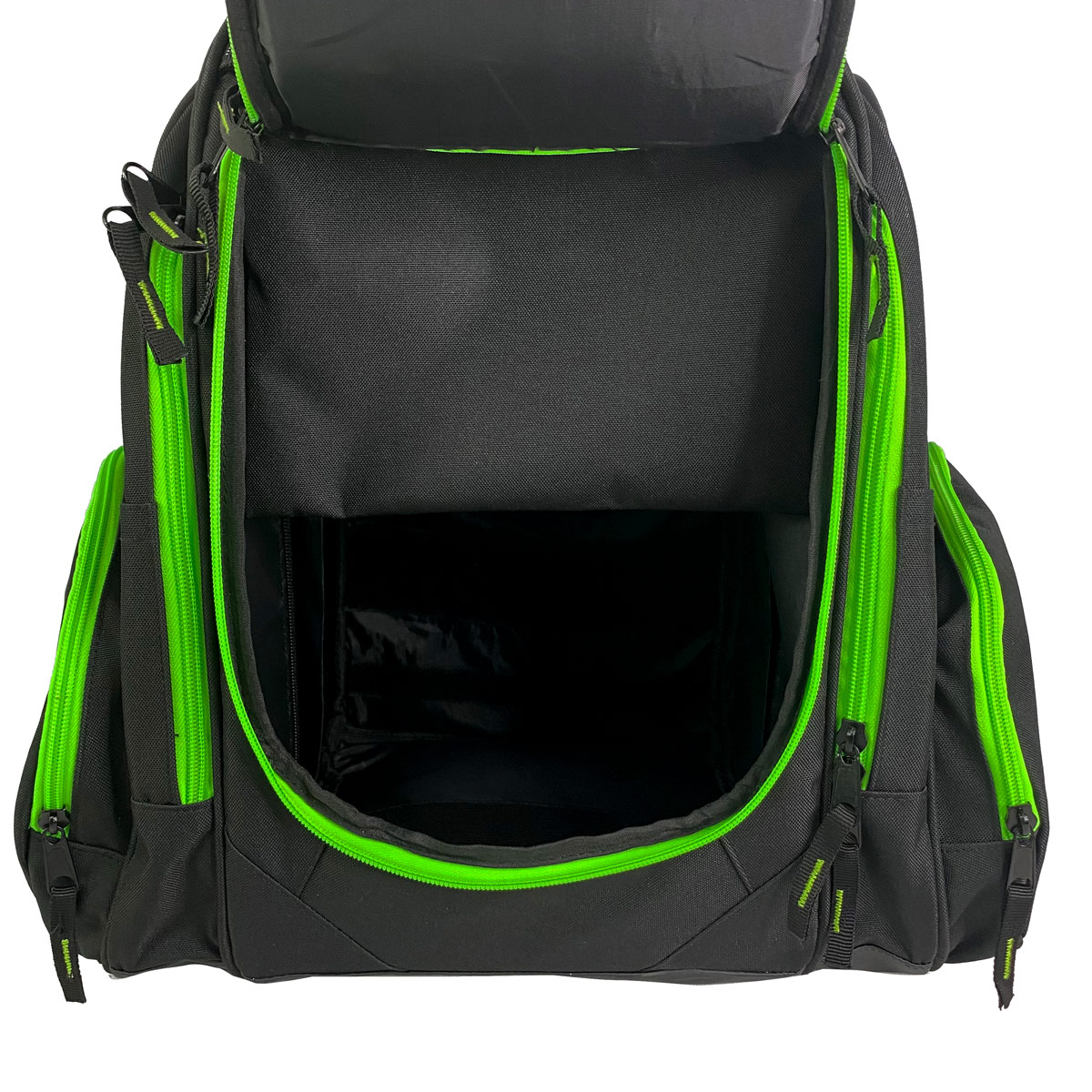 Viking Discs Rucksack Pro Disc golf sac à dos, Noir/Lime