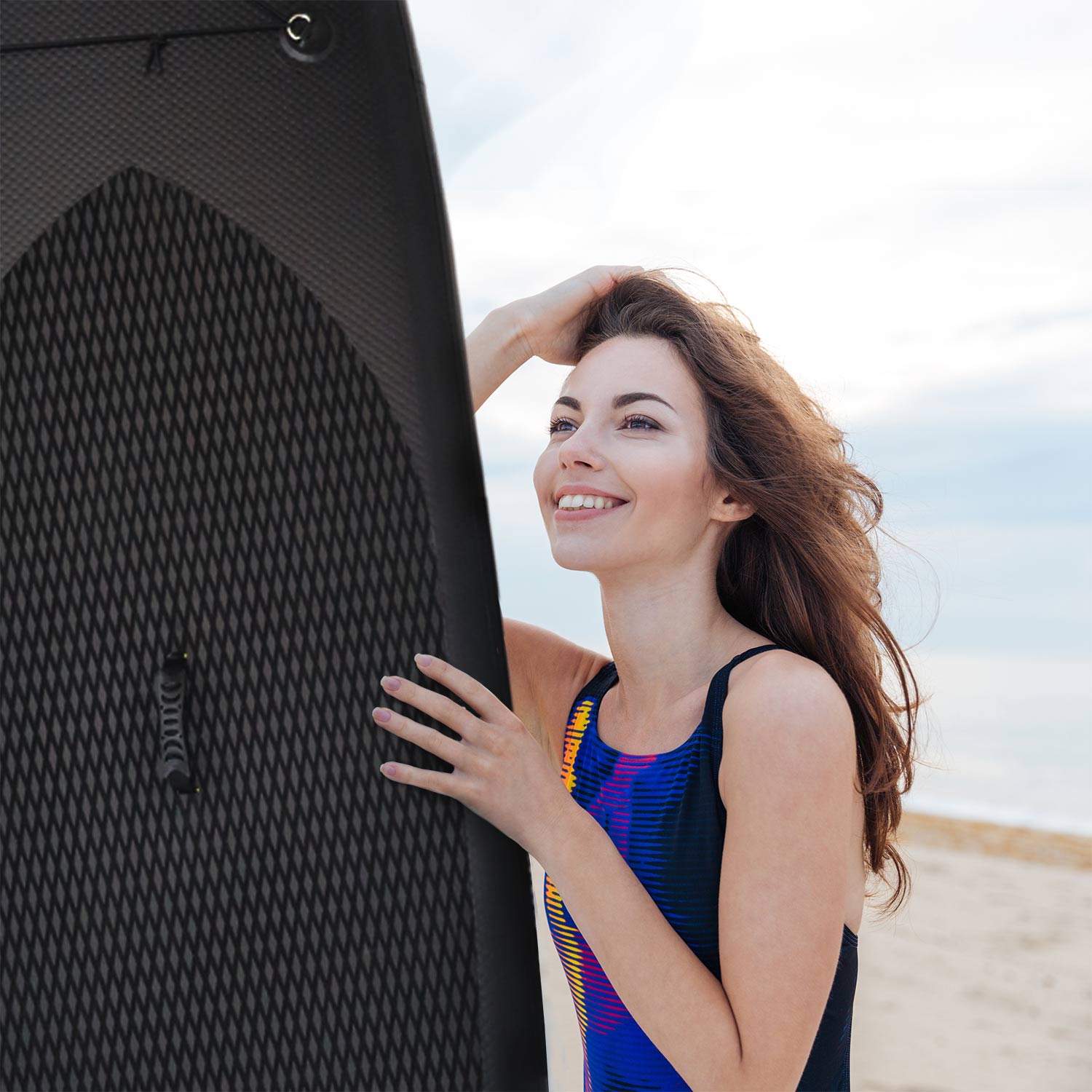 Deep Sea SUP Board Set XXL (330cm), schwarz