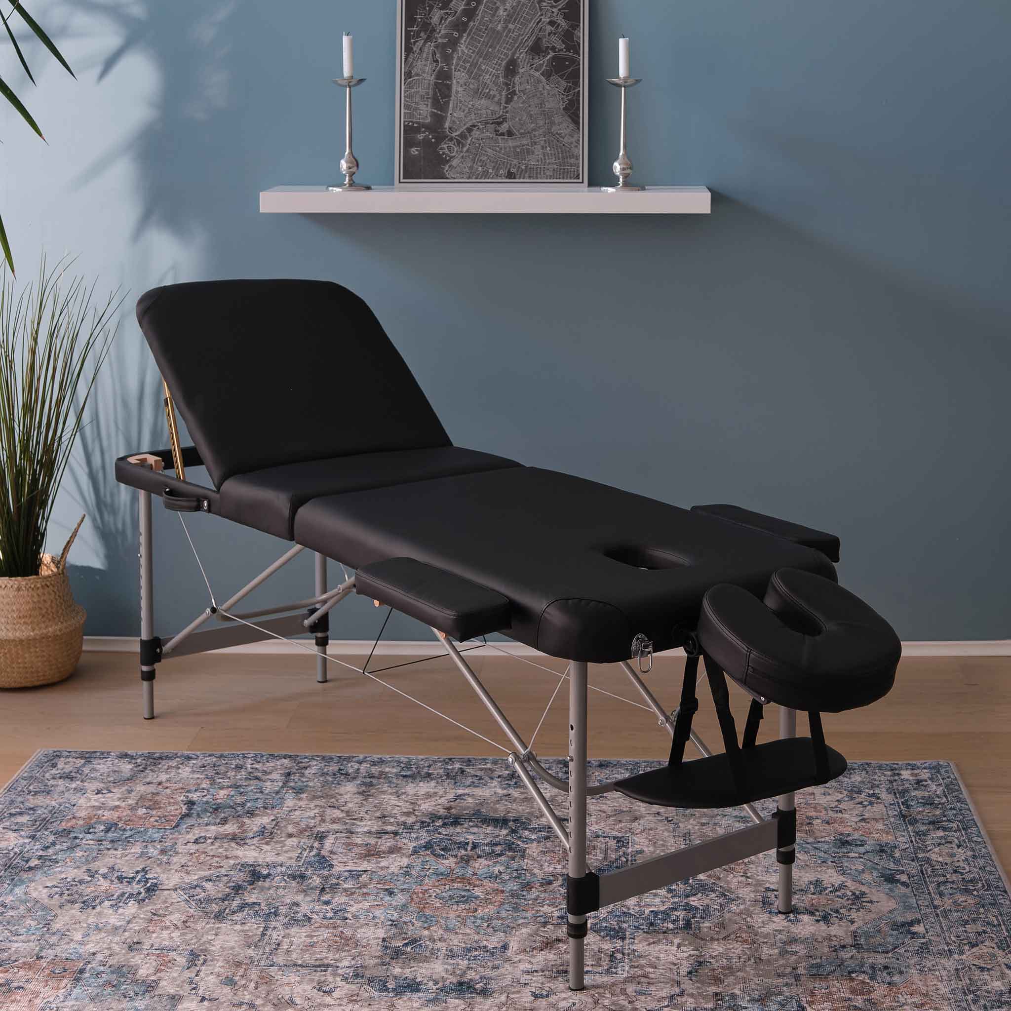 Nordcore massagebänk Core A300, svart