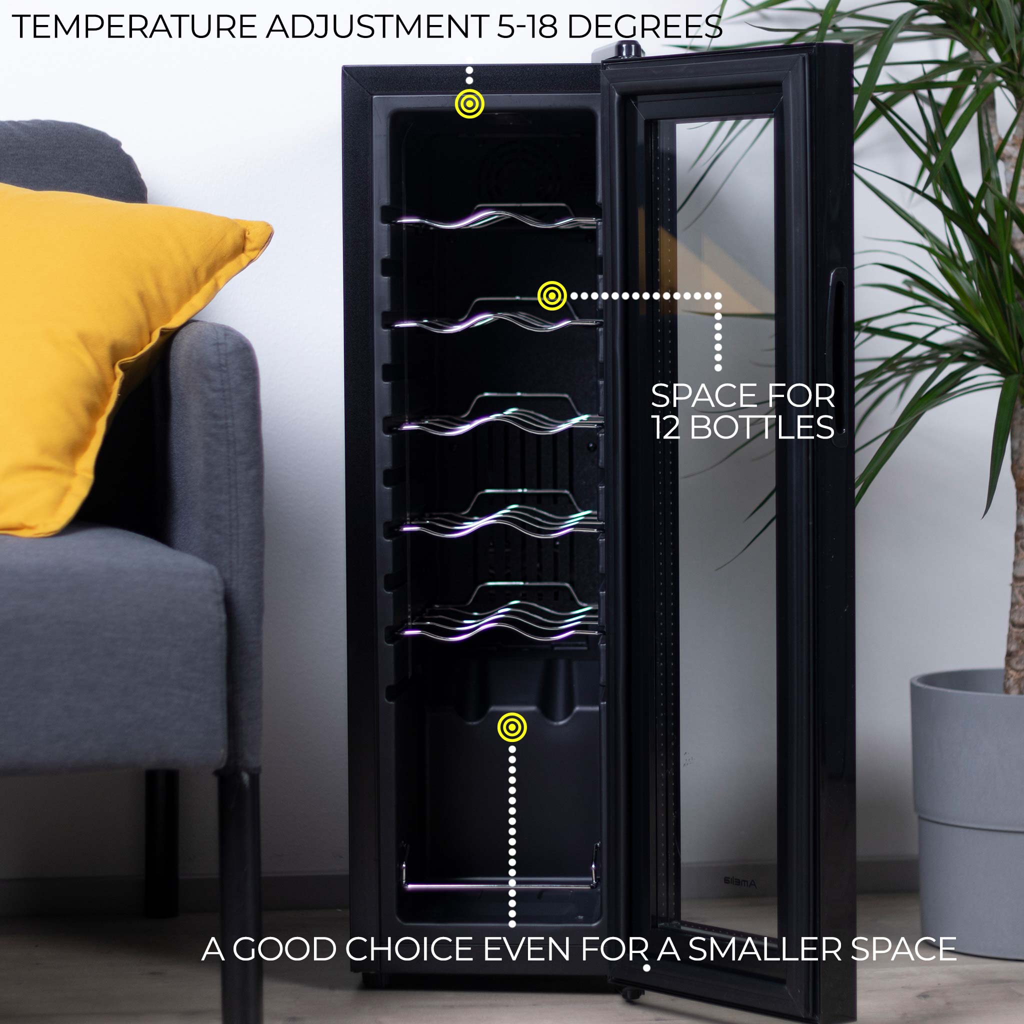 Kuura Wine Cooler Piemonte 12