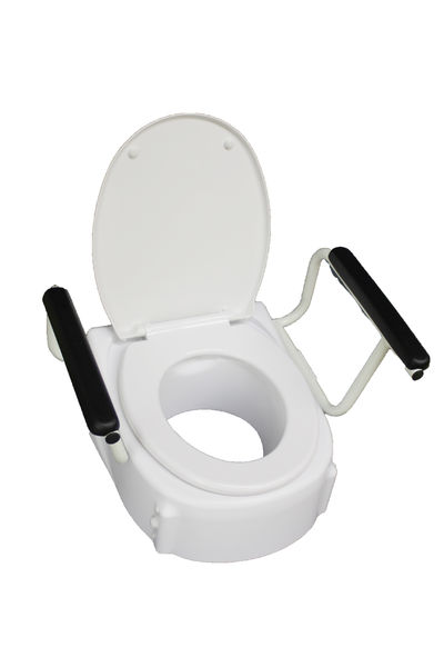 Podwyższenie do WC, z podpórką na ręce i regulacją wysokości tukimet