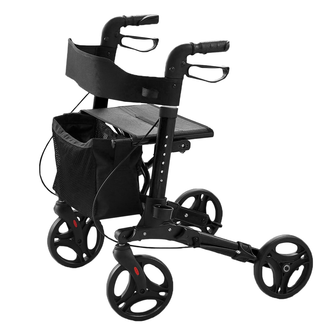 Arvo Deluxe Rollators, Melns