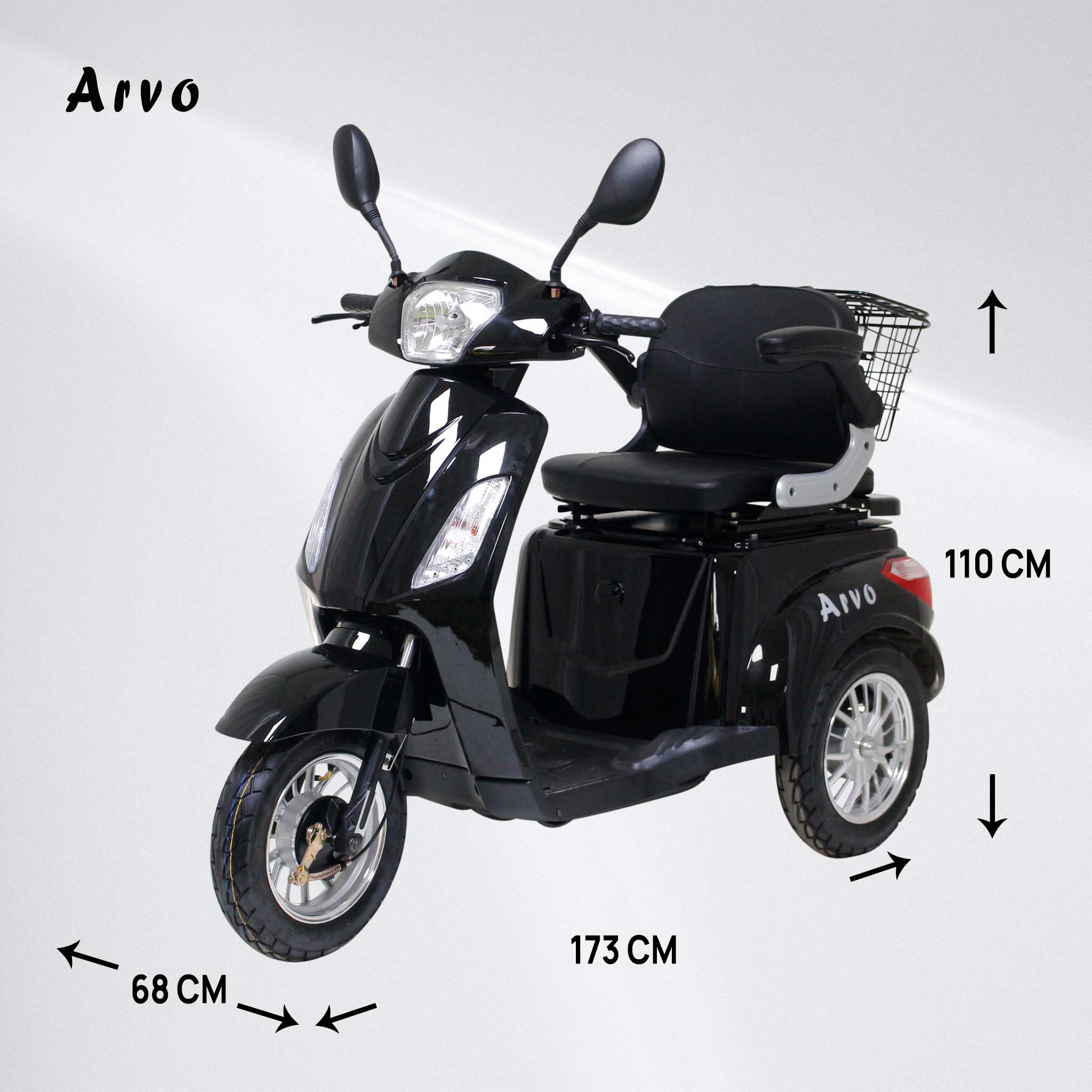 Arvo Promenadscooter P300 Svart