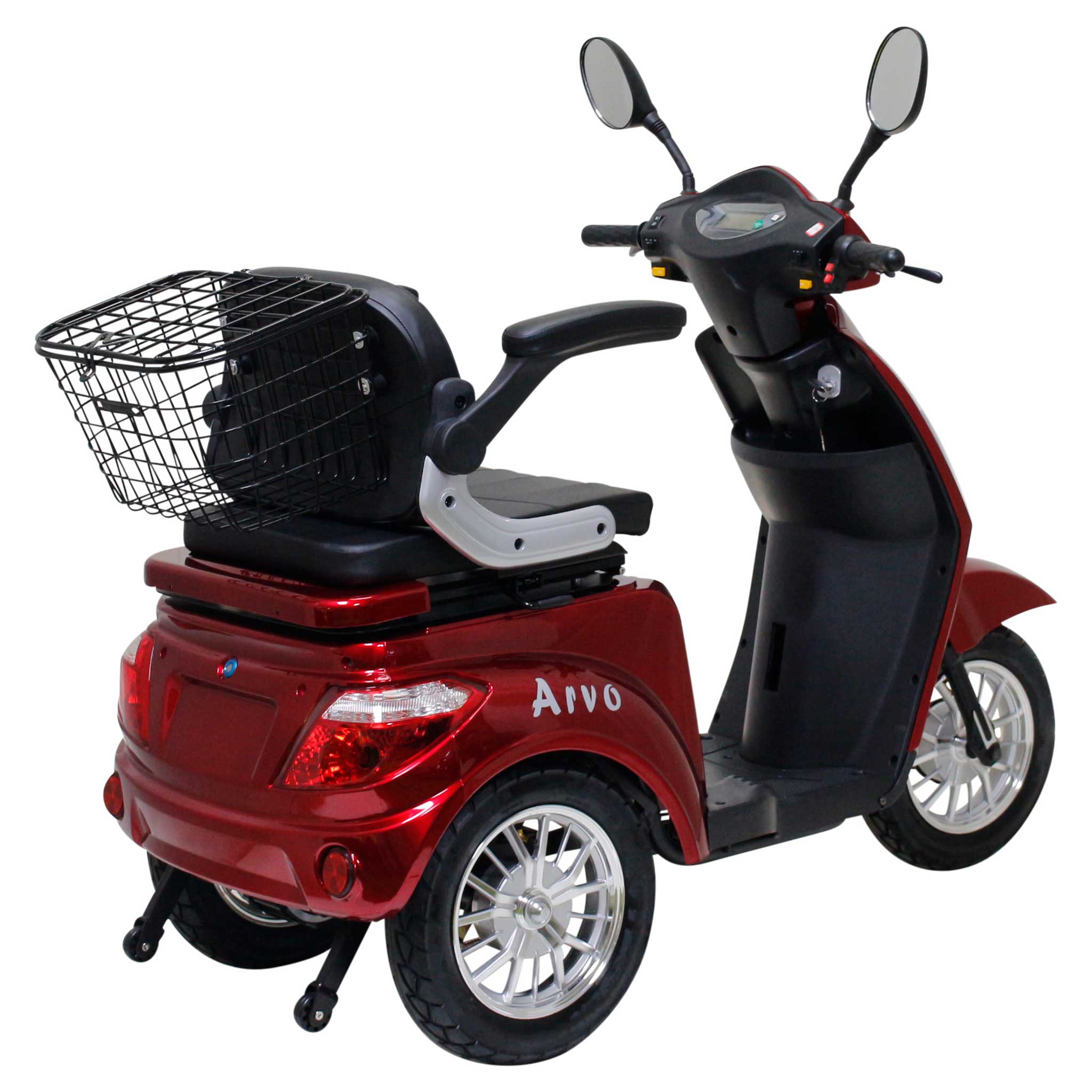 Arvo Mobilitātes Skūteris P300 Sarkanais