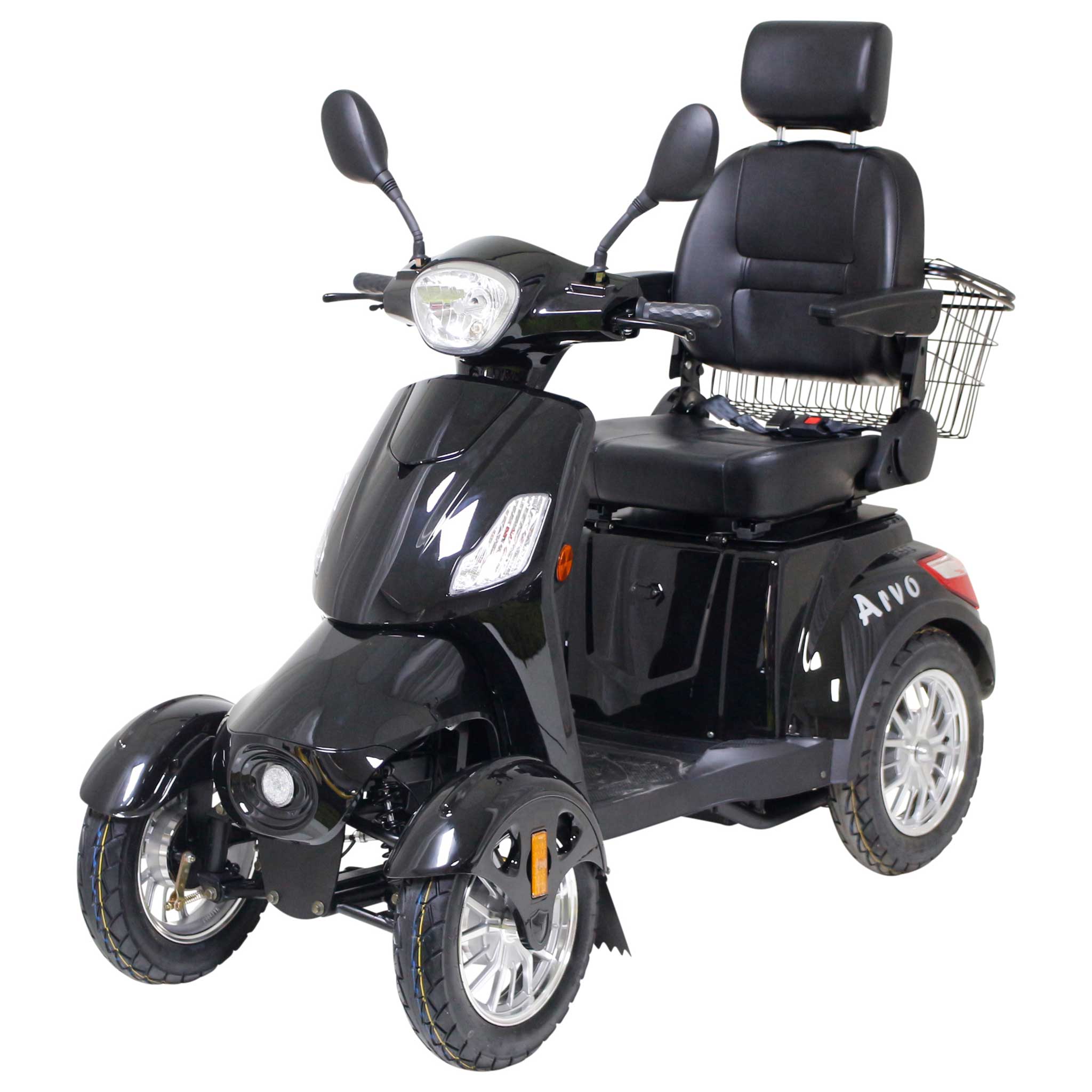 Arvo Mobilitātes Skūteris P400 Melns