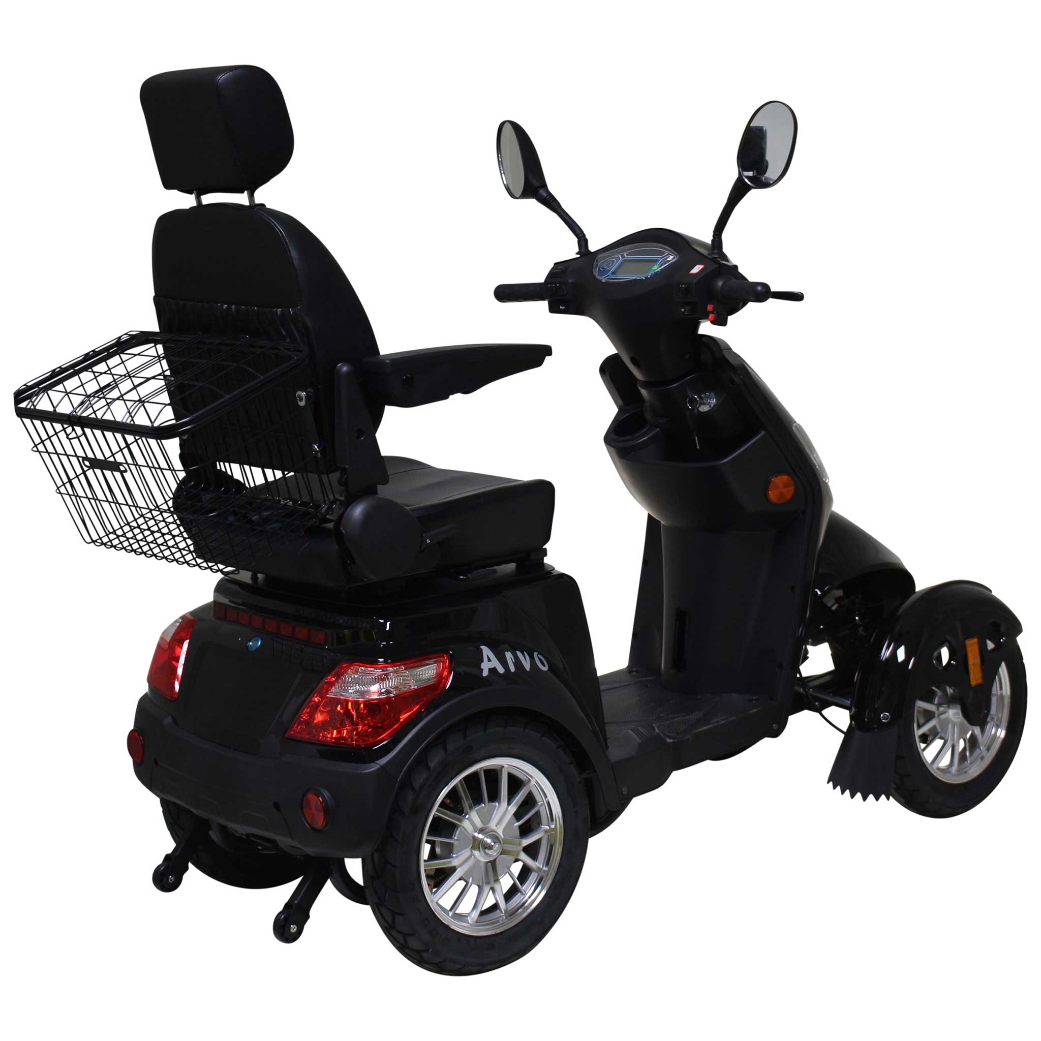 Arvo Mobilitātes Skūteris P400 Melns