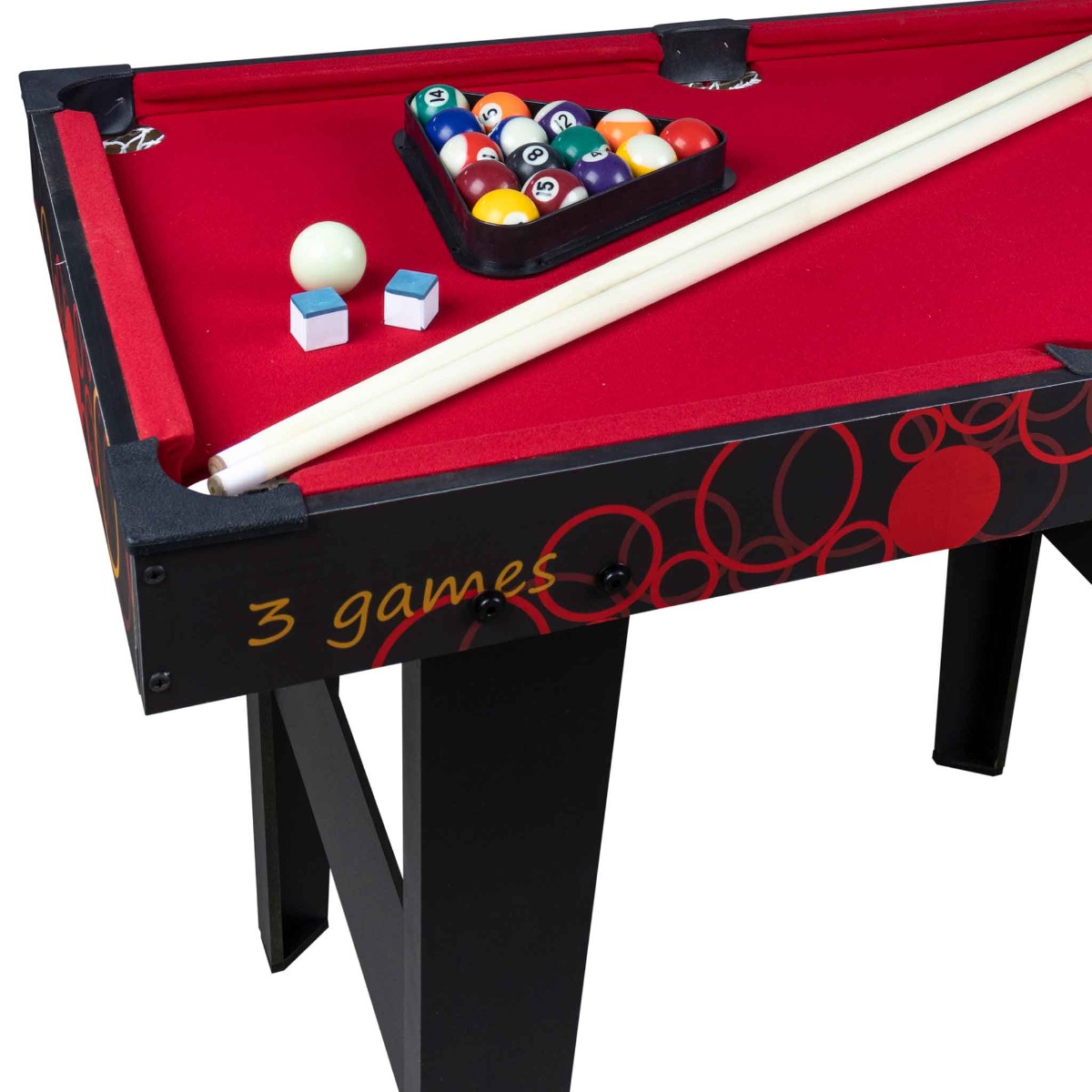 3-IN-1 Spelbord 91,5 x 50 x 73,5 cm