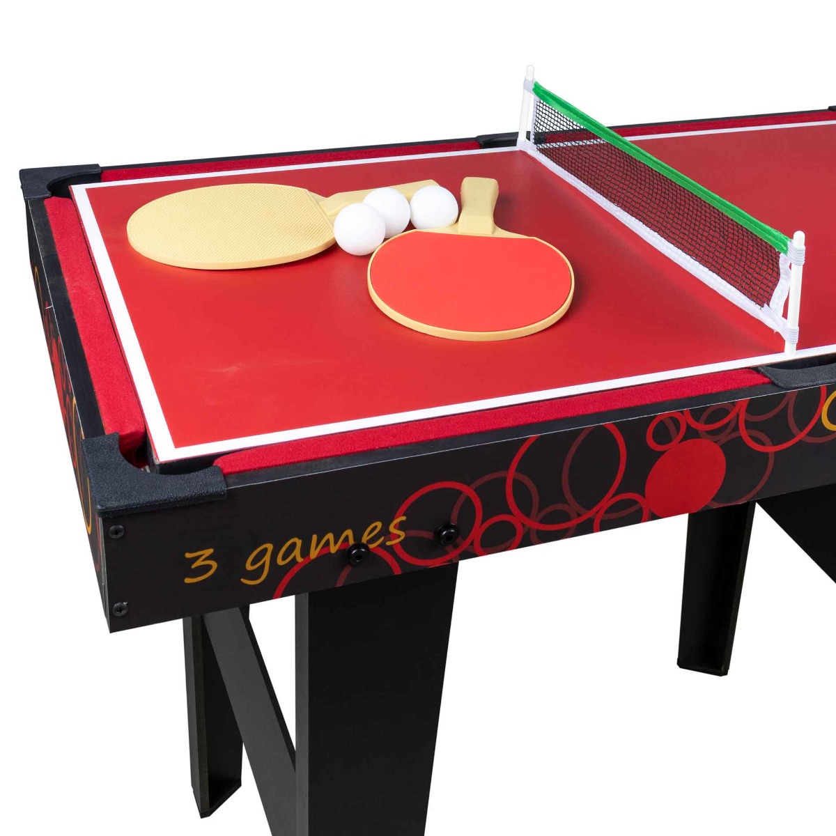 3-IN-1 Spelbord 91,5 x 50 x 73,5 cm