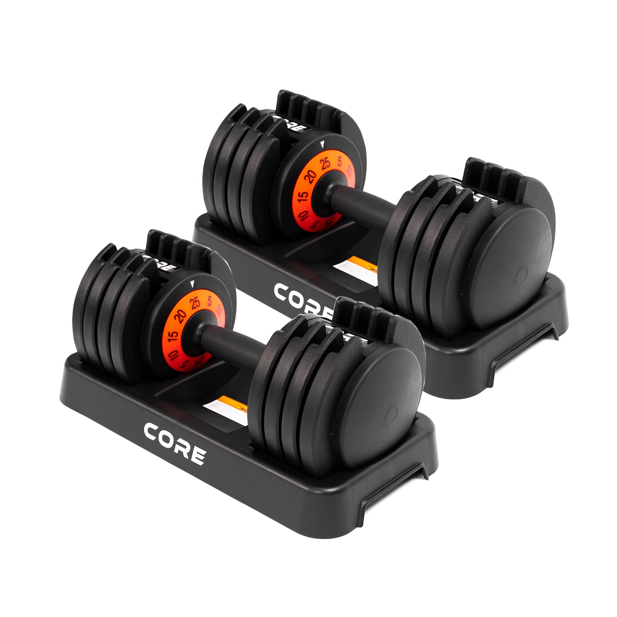 Core 2x Verstelbare Halter, 50kg