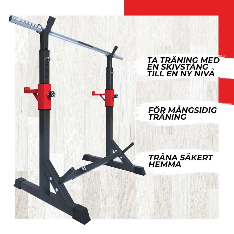 Core Half Rack skivstångsställning 107X60X150 cm 