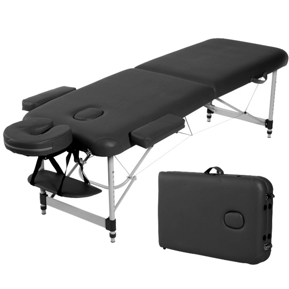 Nordcore massagebänk Core A200, svart