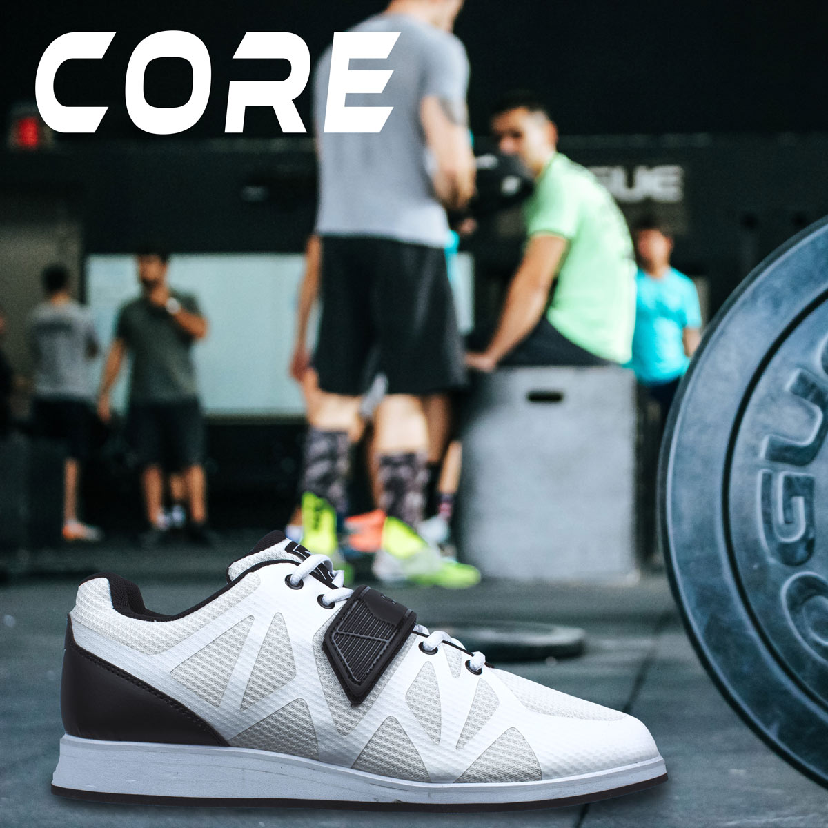 Core Gewichtheberschuhe, weiß