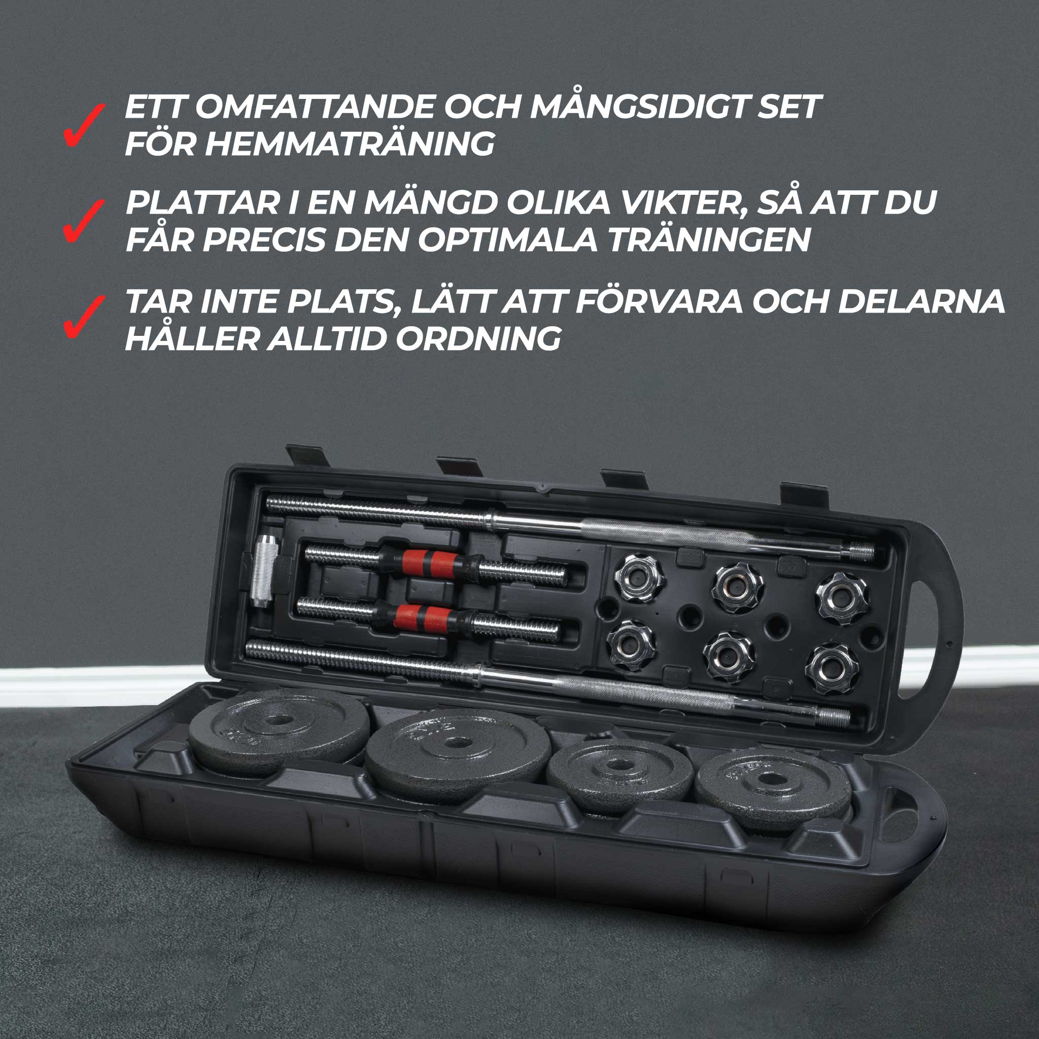 Nordcore Skivstångsset Core 50kg