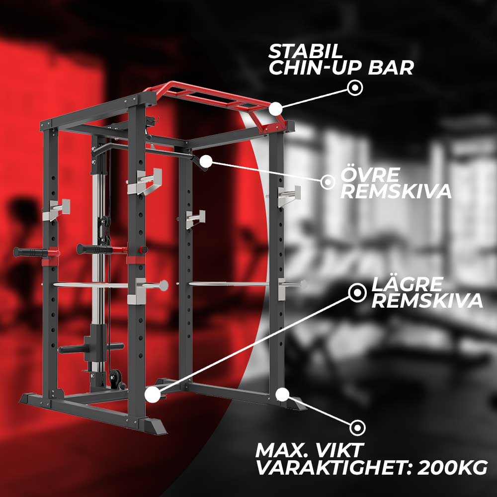 Nordcore Power Rack Core 110X140X220 cm
