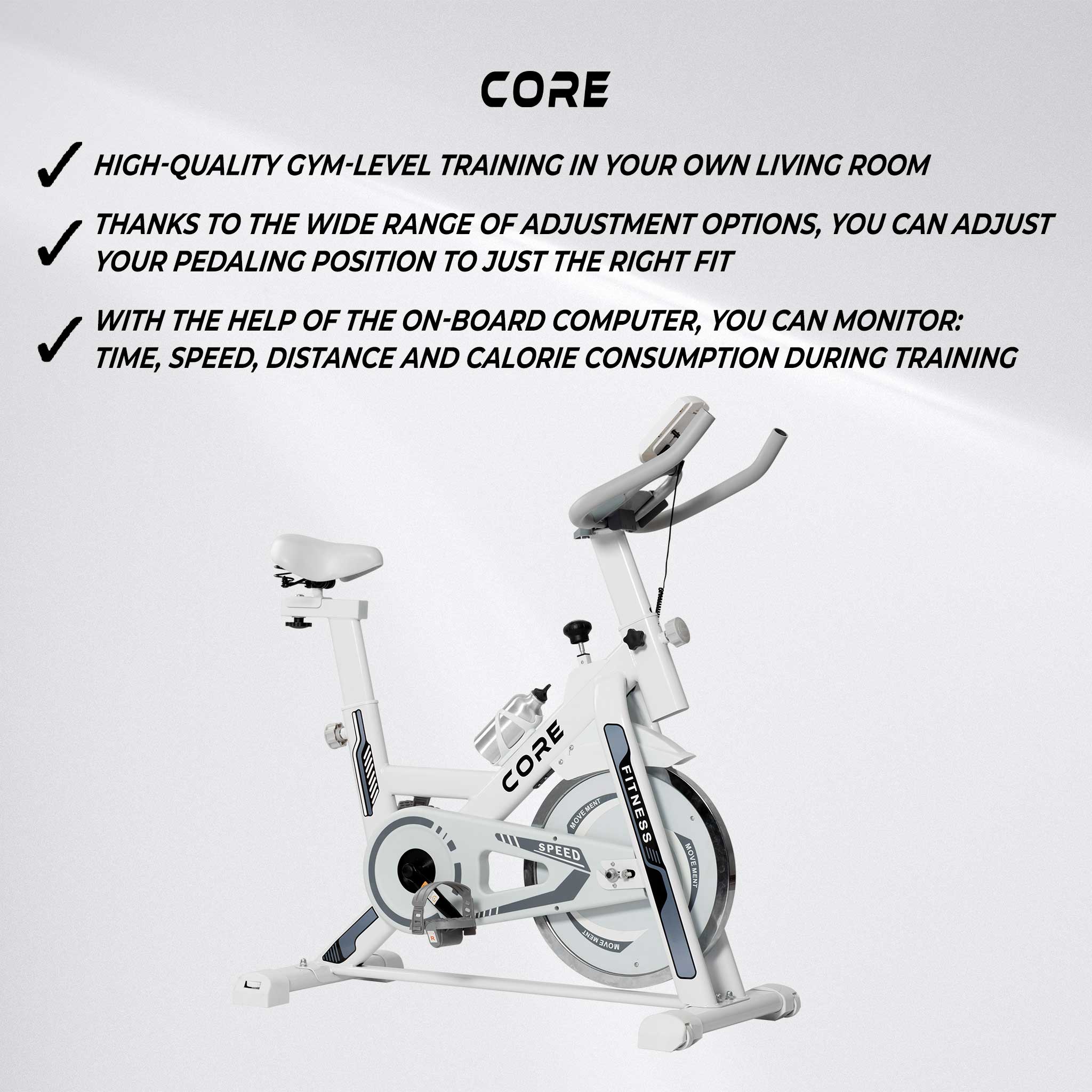 Core Indoor Cycle 1300, white