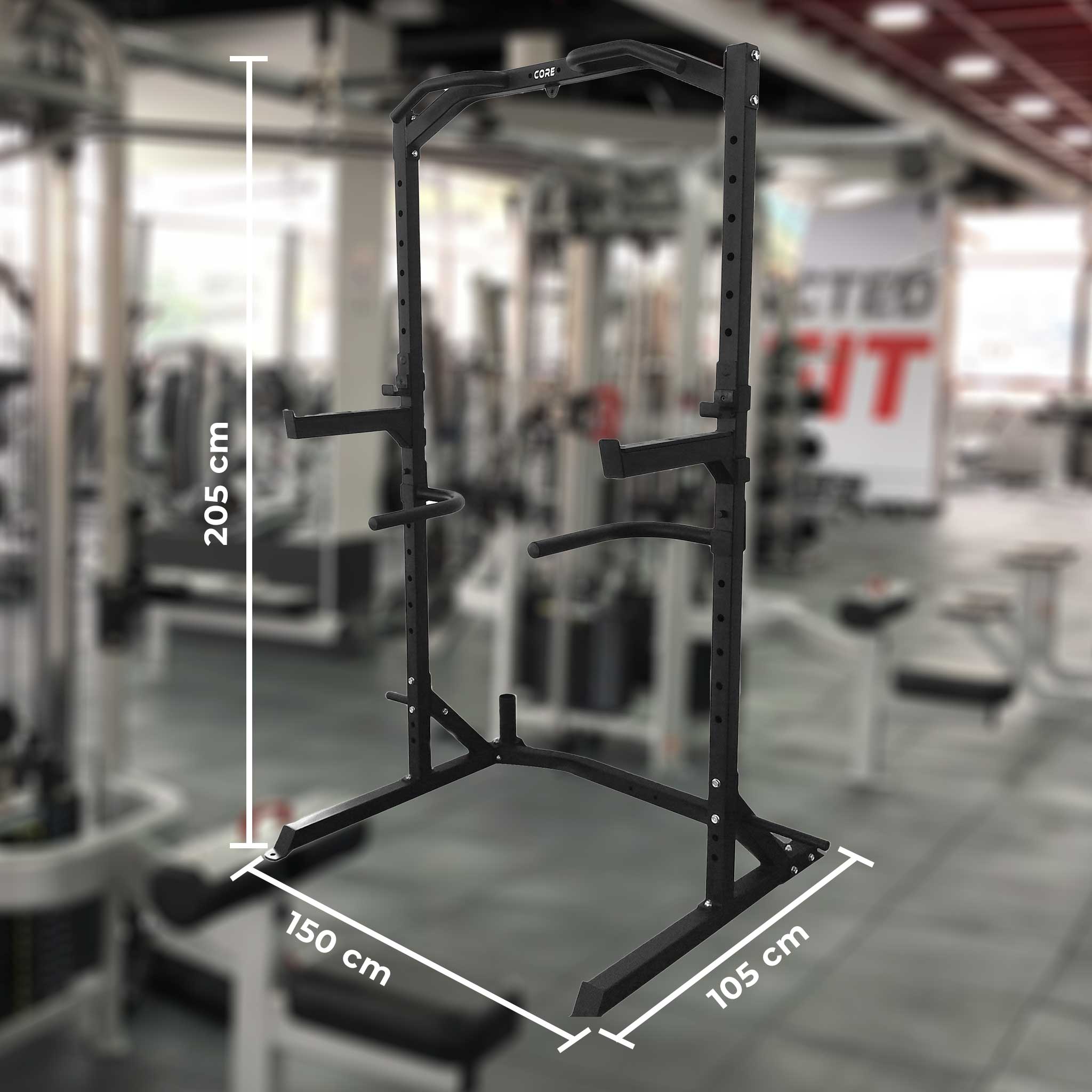 Nordcore Half rack Core Skivstångsställning 150x105x205cm