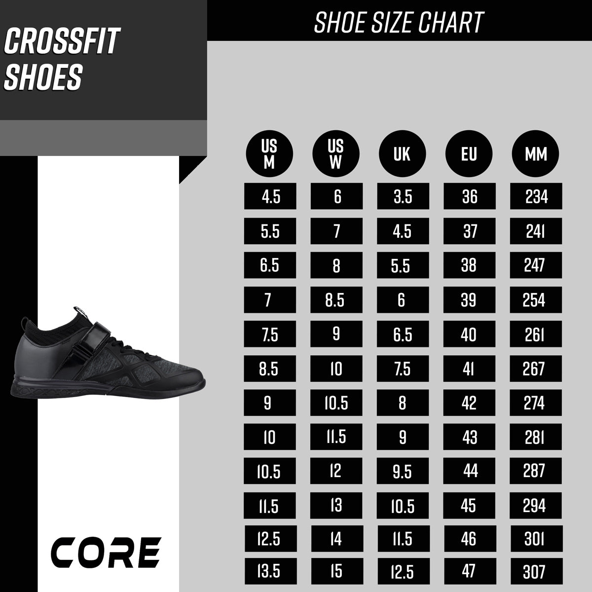 Core Crossfit Shoes