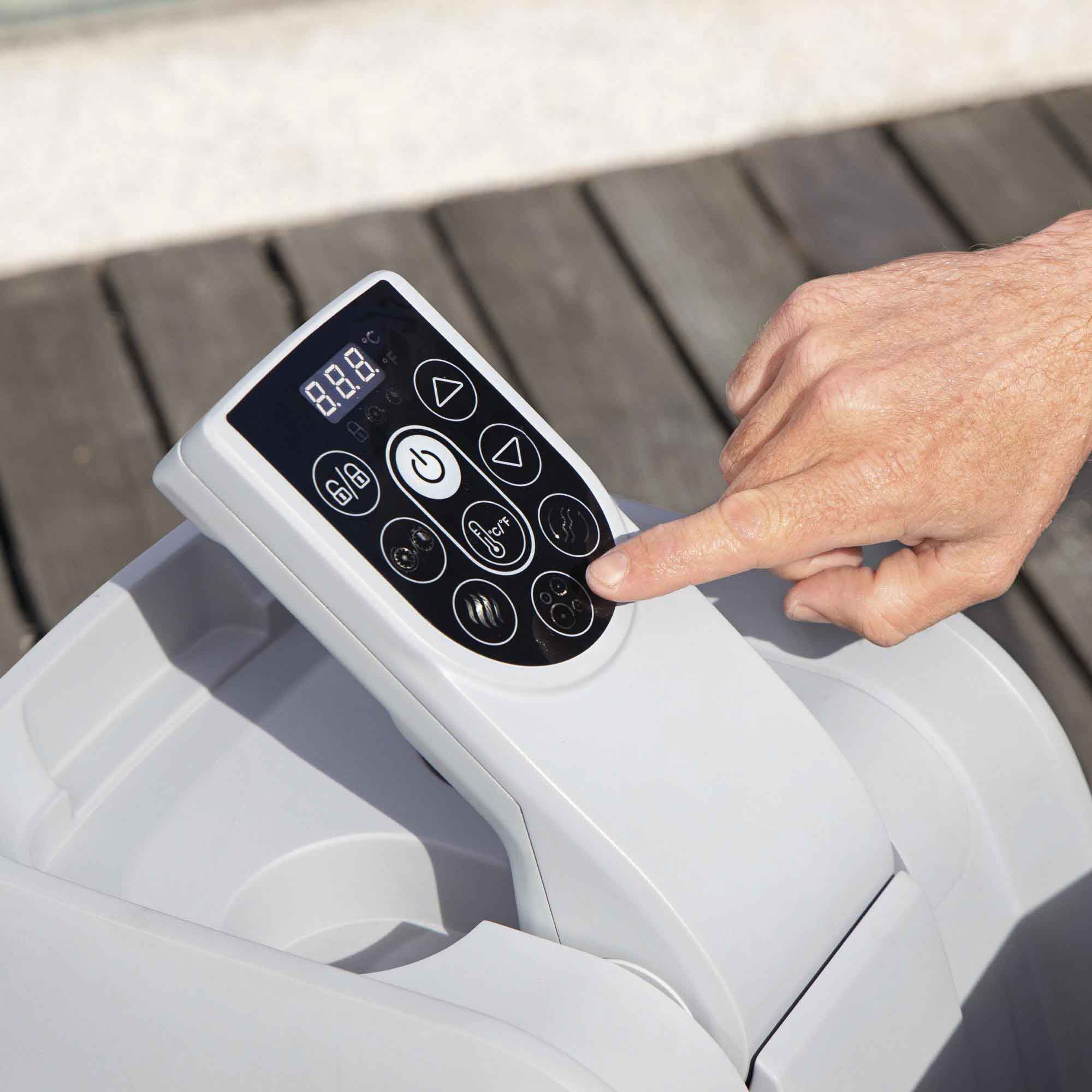 Bestway Nadmuchiwany jacuzzi Lay-Z-Spa Ibiza AirJet, 4-6 osób, kolor niebieski
