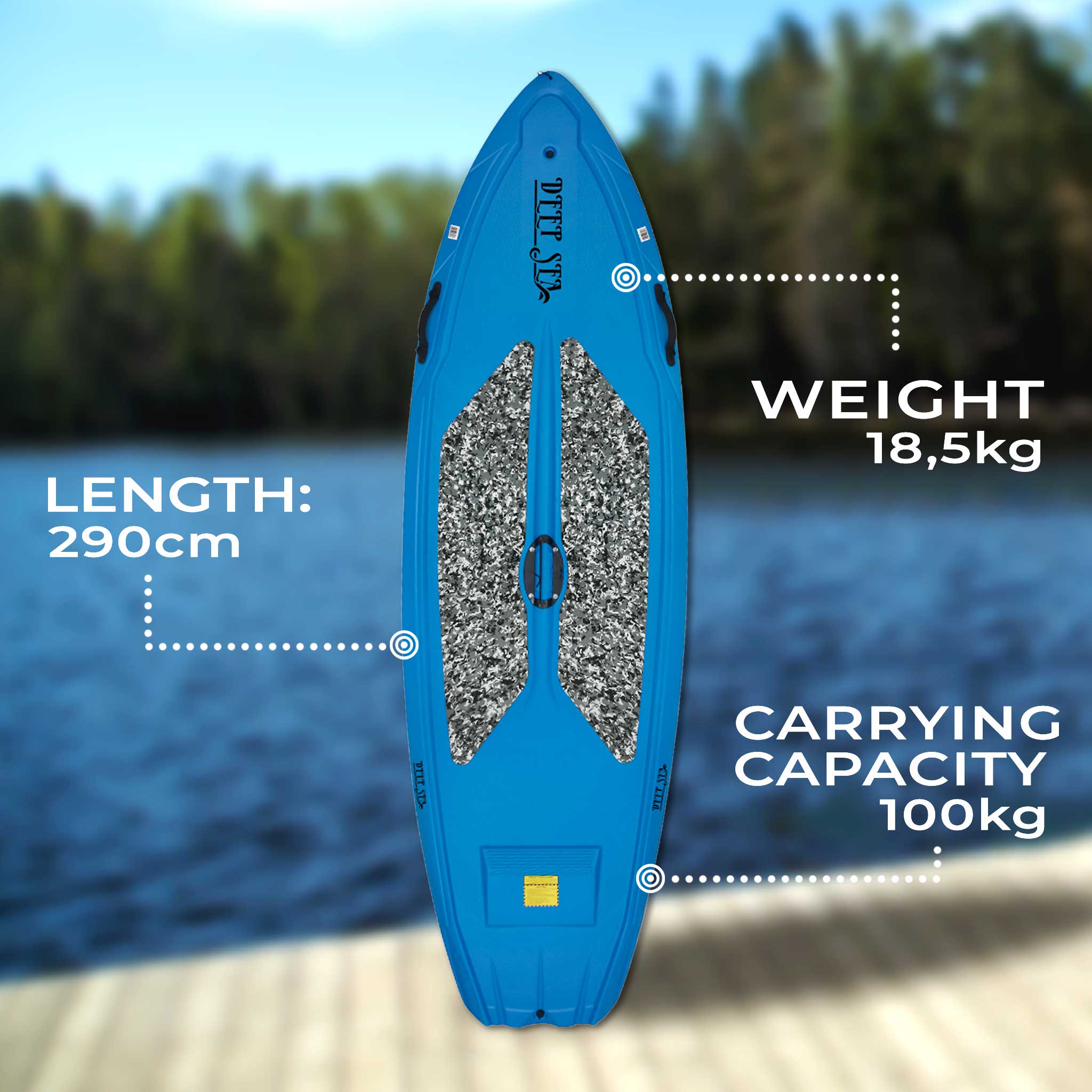Deep Sea hard SUP board