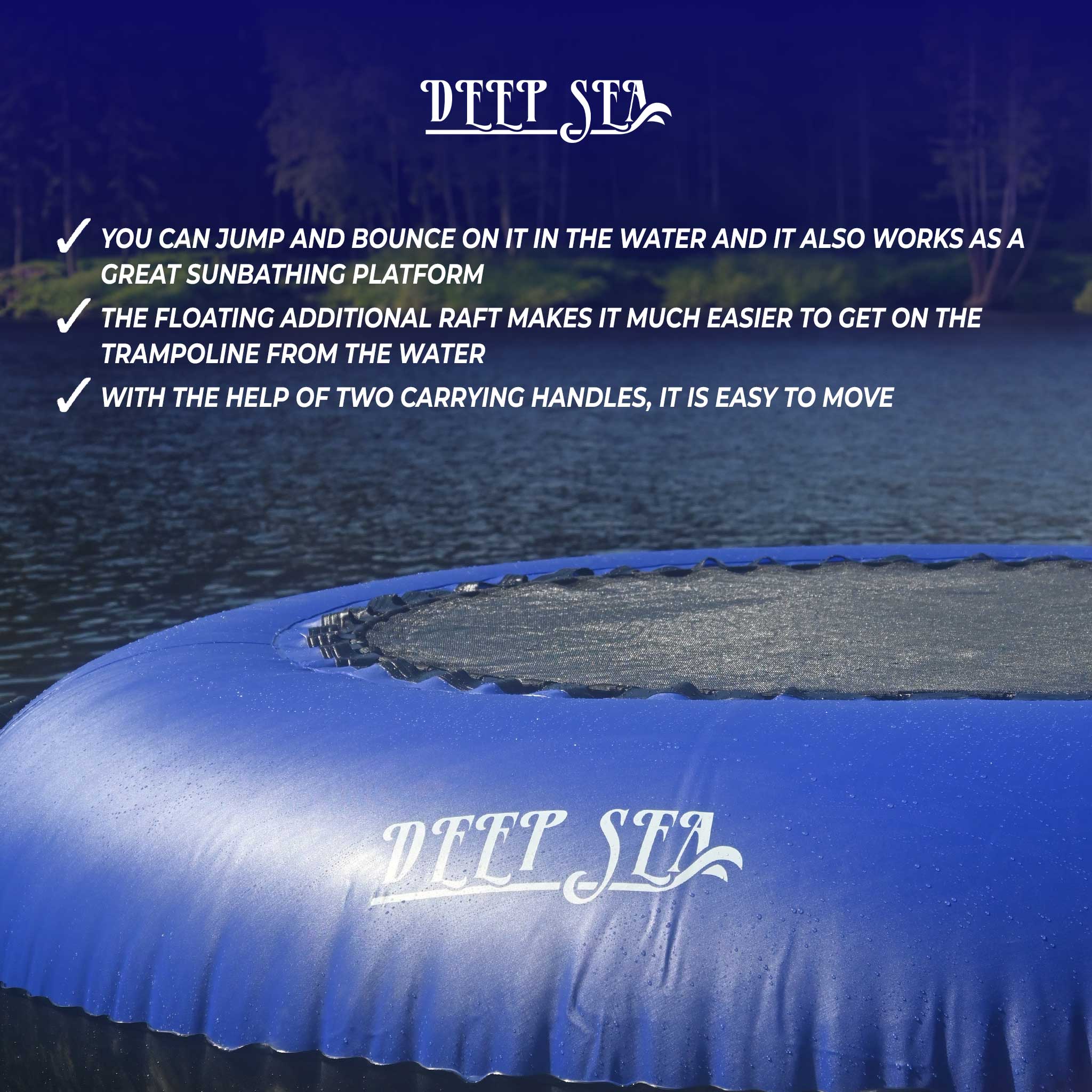Deep Sea Water Trampoline 3M with Extra Raft
