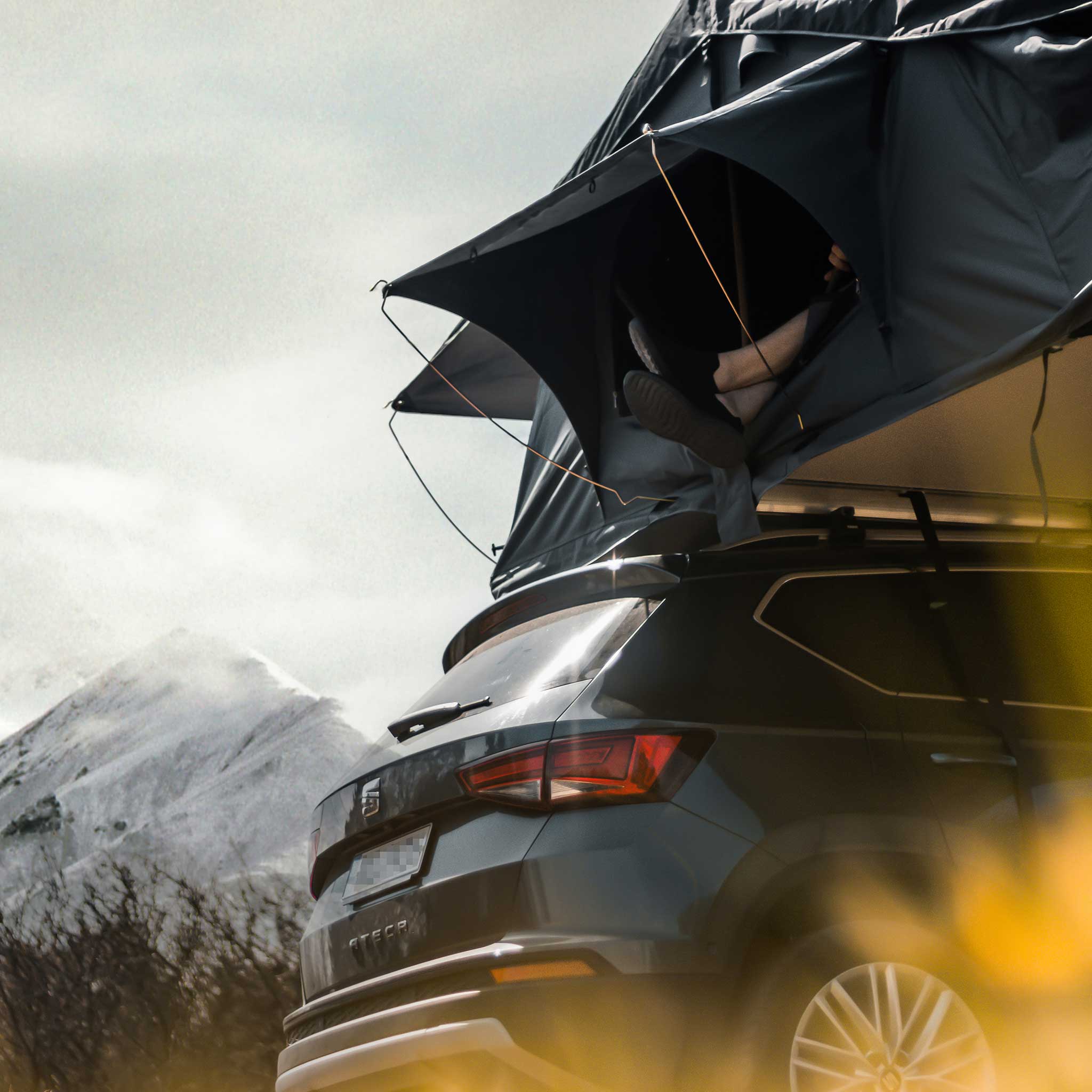 Trekker Rooftop tent Cabin L, grey