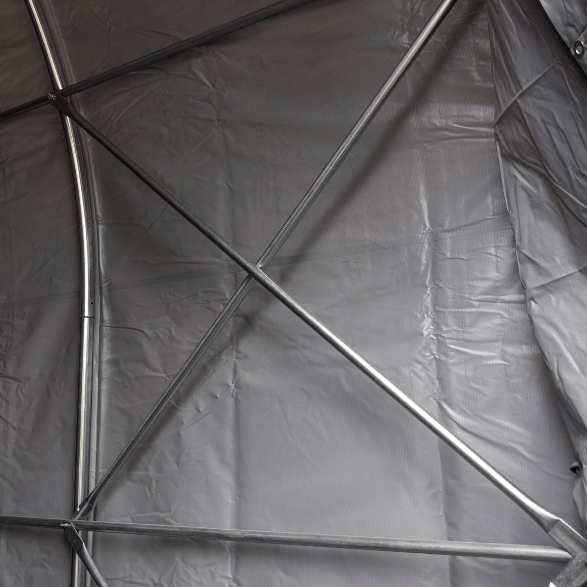 Fornorth Portable Garage 4x8m, Light grey