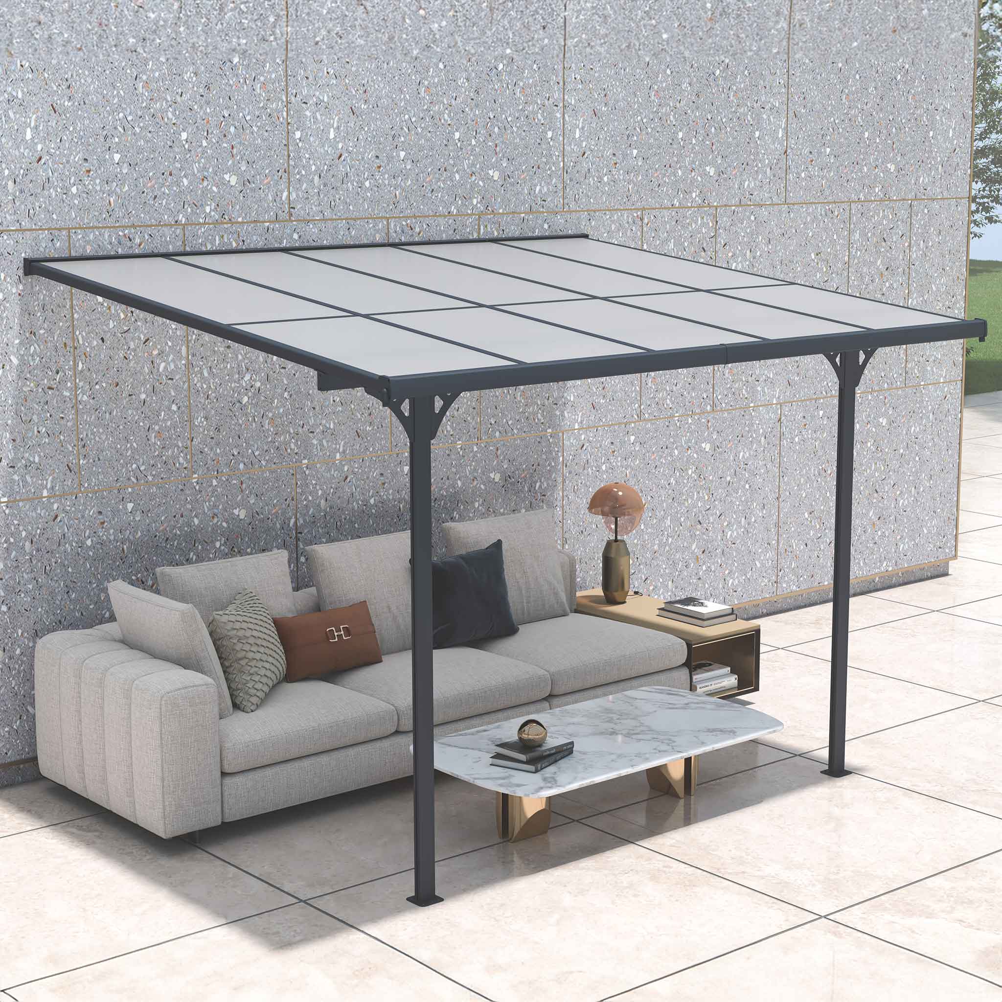Fornorth Patio Segums 313x254x220-260cm svinību telts