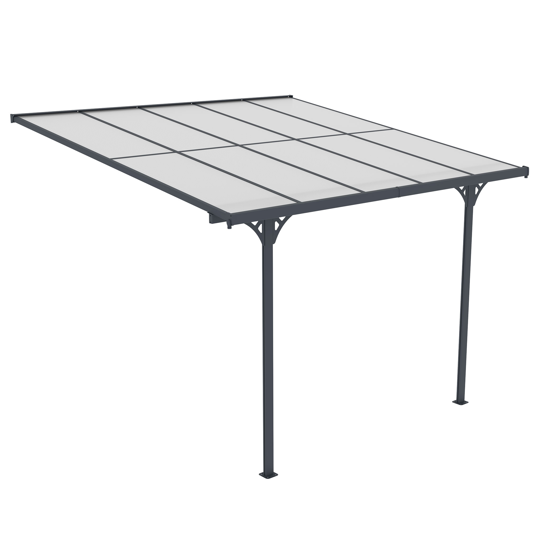 Fornorth Patio Pārsegs 313x300x225-270cm Svinību Telts