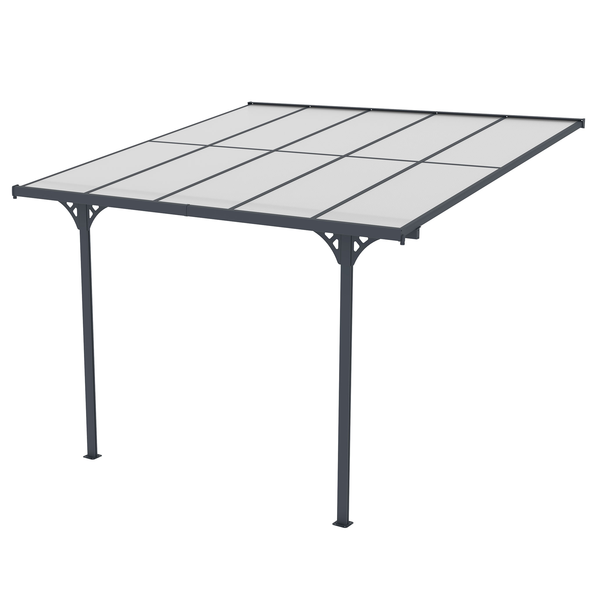 Fornorth Patio Pārsegs 313x300x225-270cm Svinību Telts