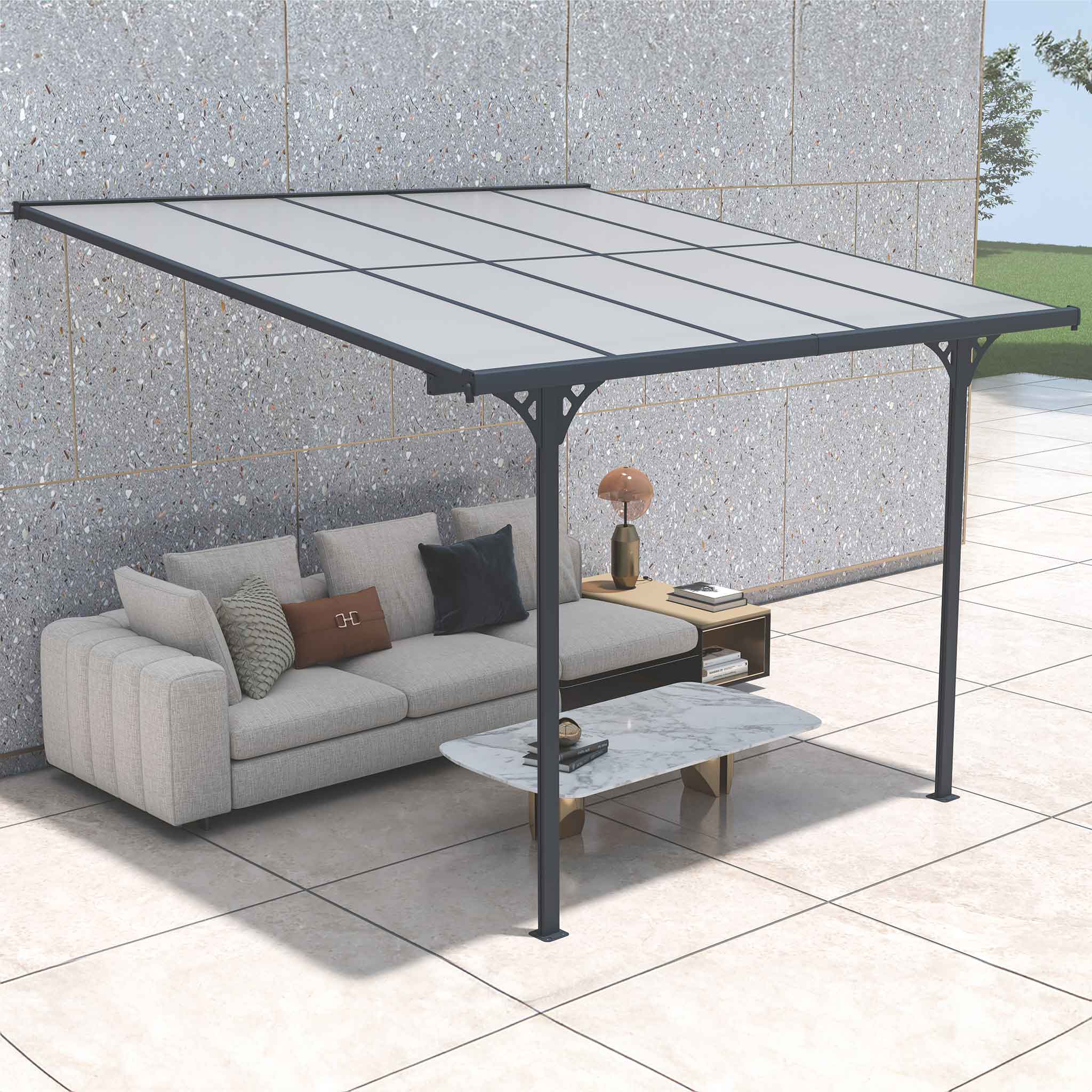 Fornorth Patio Pārsegs 313x300x225-270cm Svinību Telts